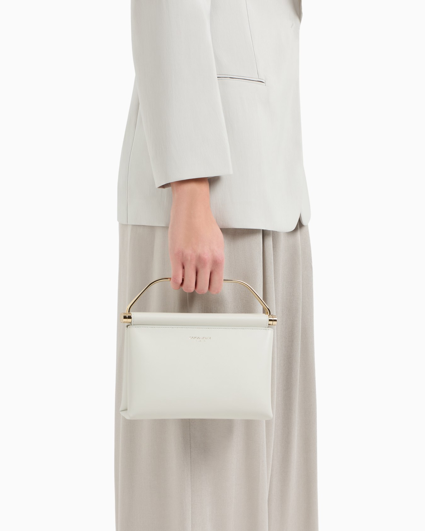 Borsa a mano piccola in pelle Slide 5