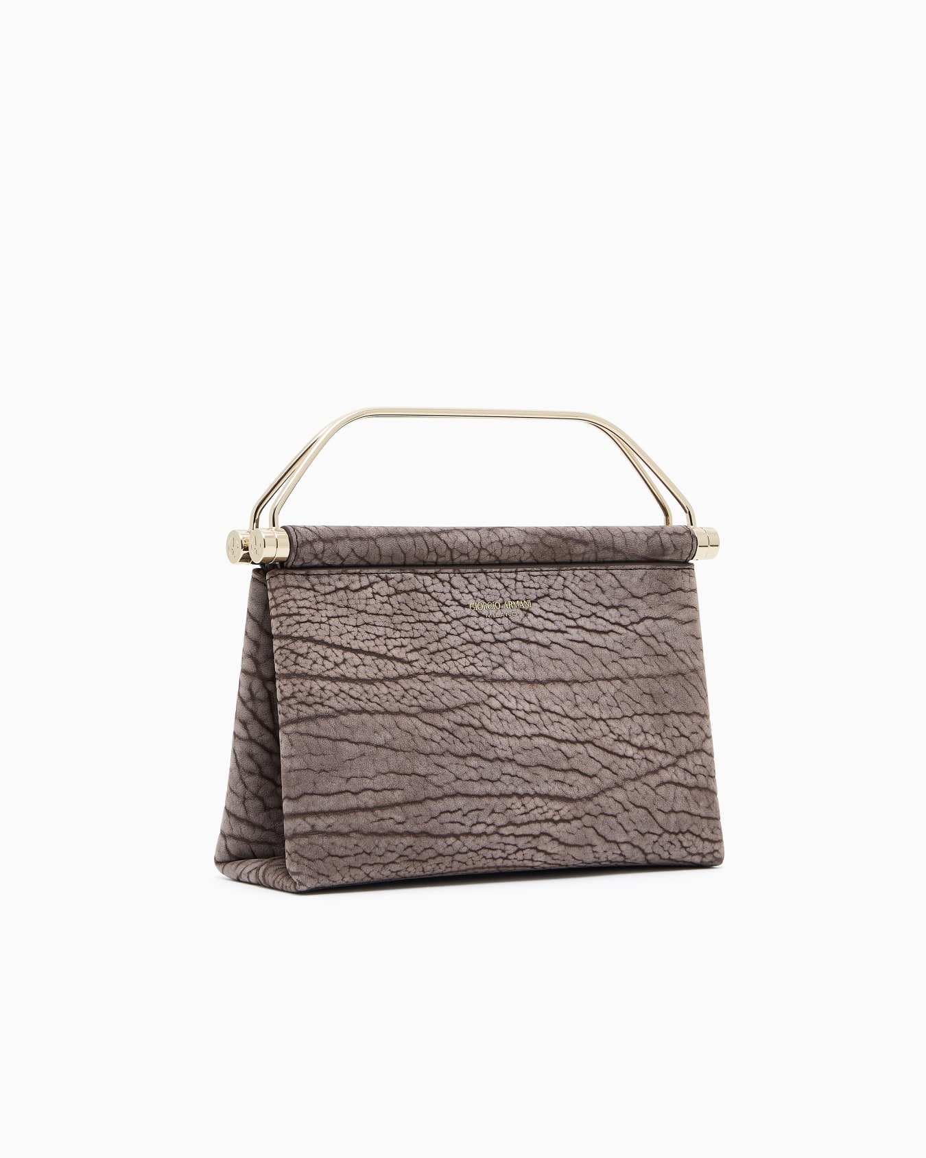 Borsa a mano piccola in nabuk stampato Slide 1