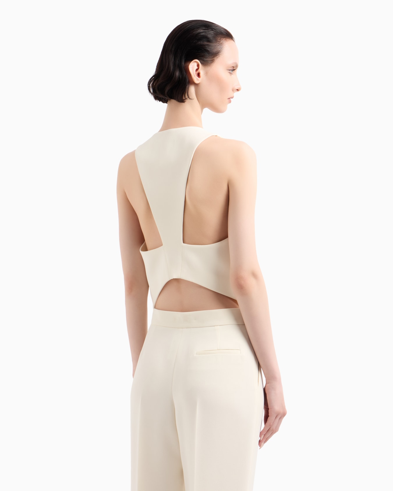 Glitter jacquard silk-cady single-breasted jacket Slide 2