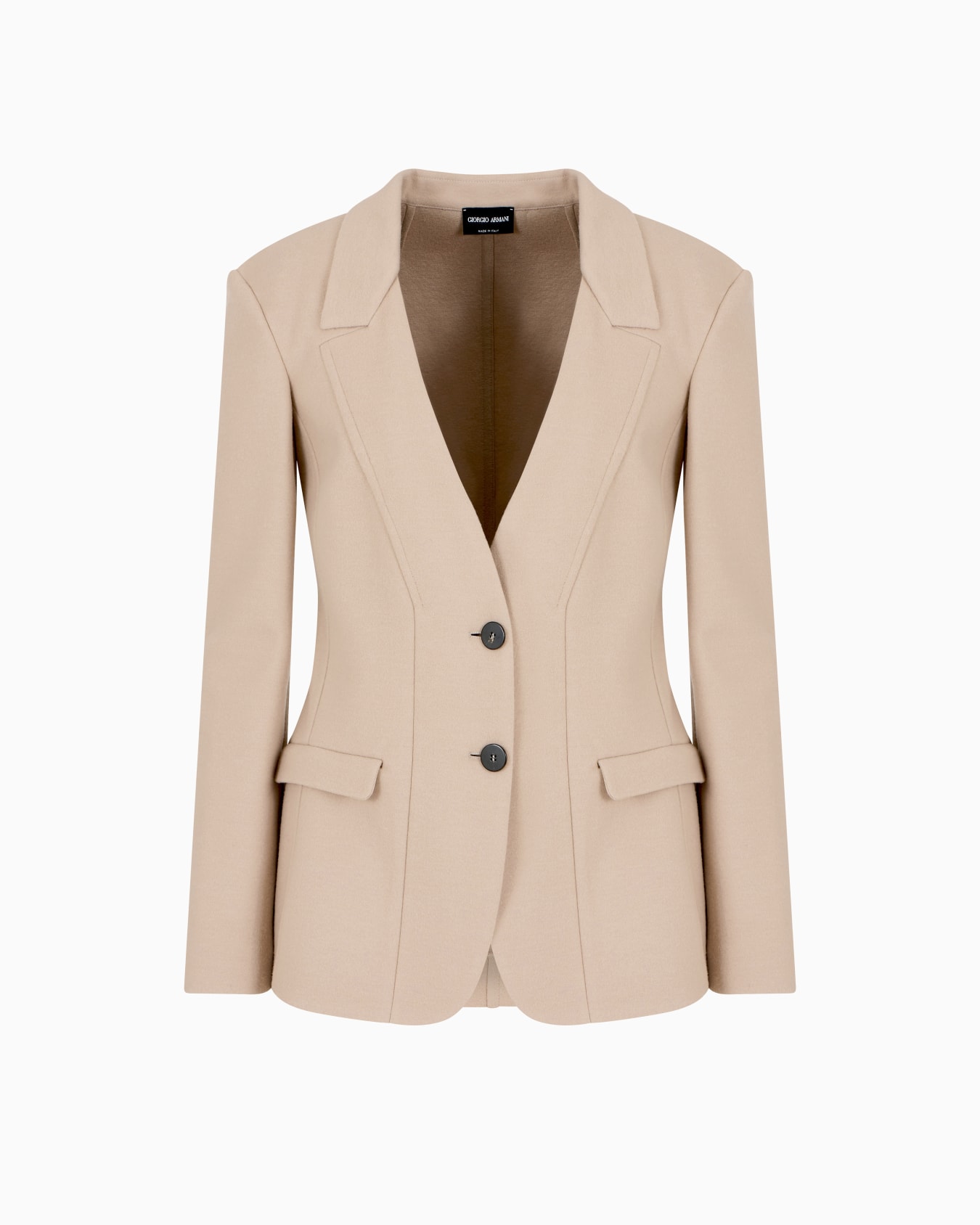 ASV single-breasted jacket in wool double jersey Slide 0