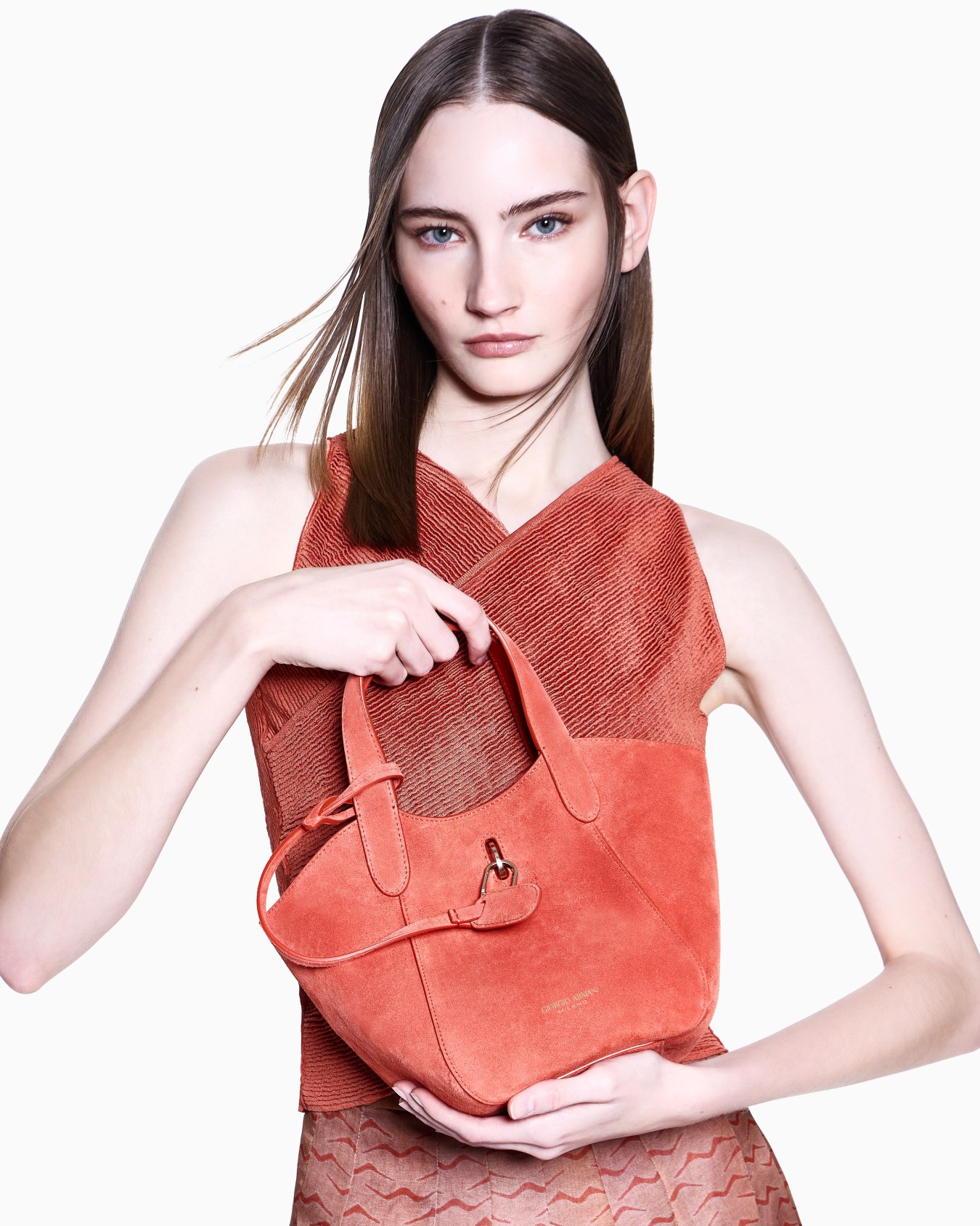 Small suede handbag Slide 6