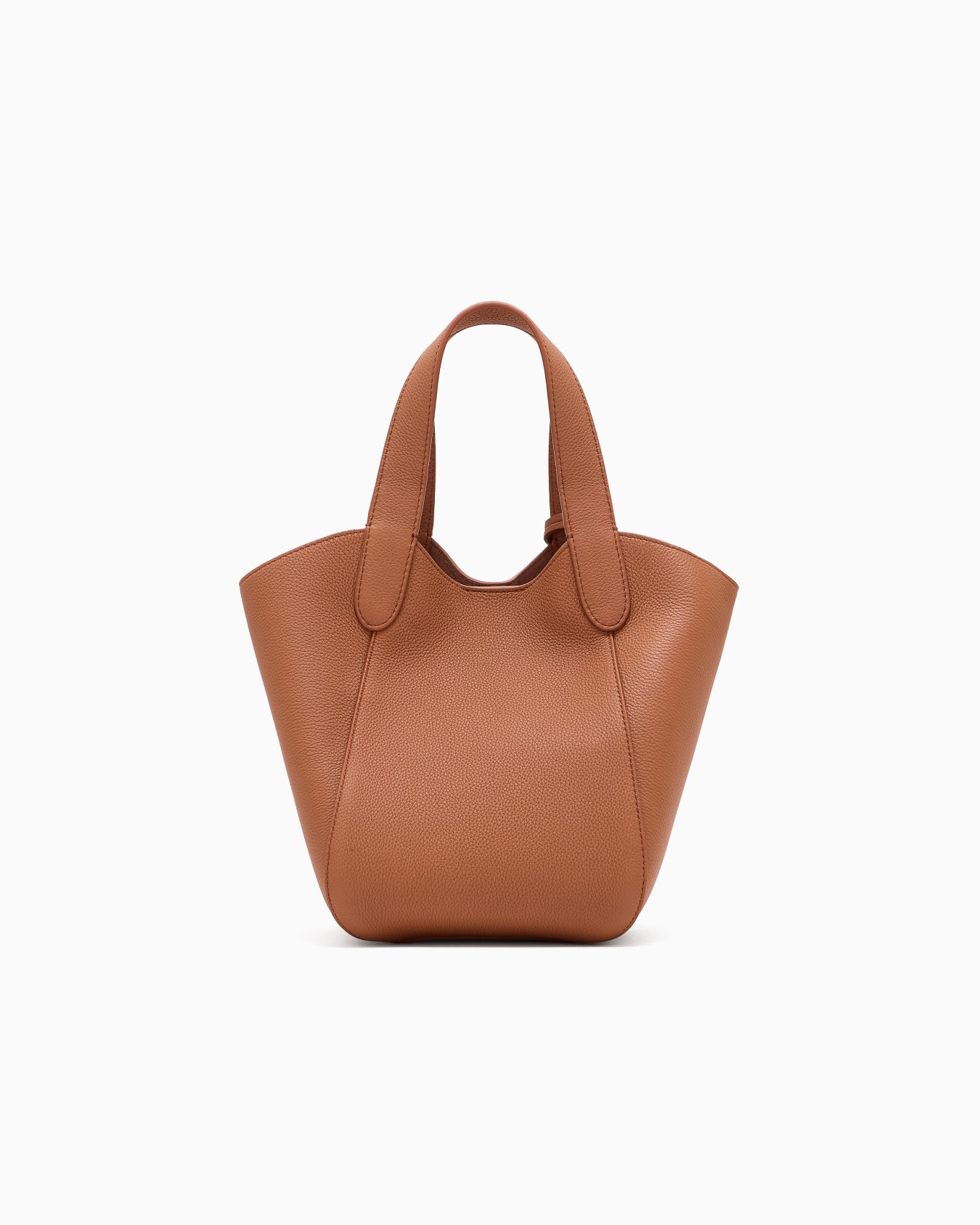 Small pebbled leather handbag Slide 2