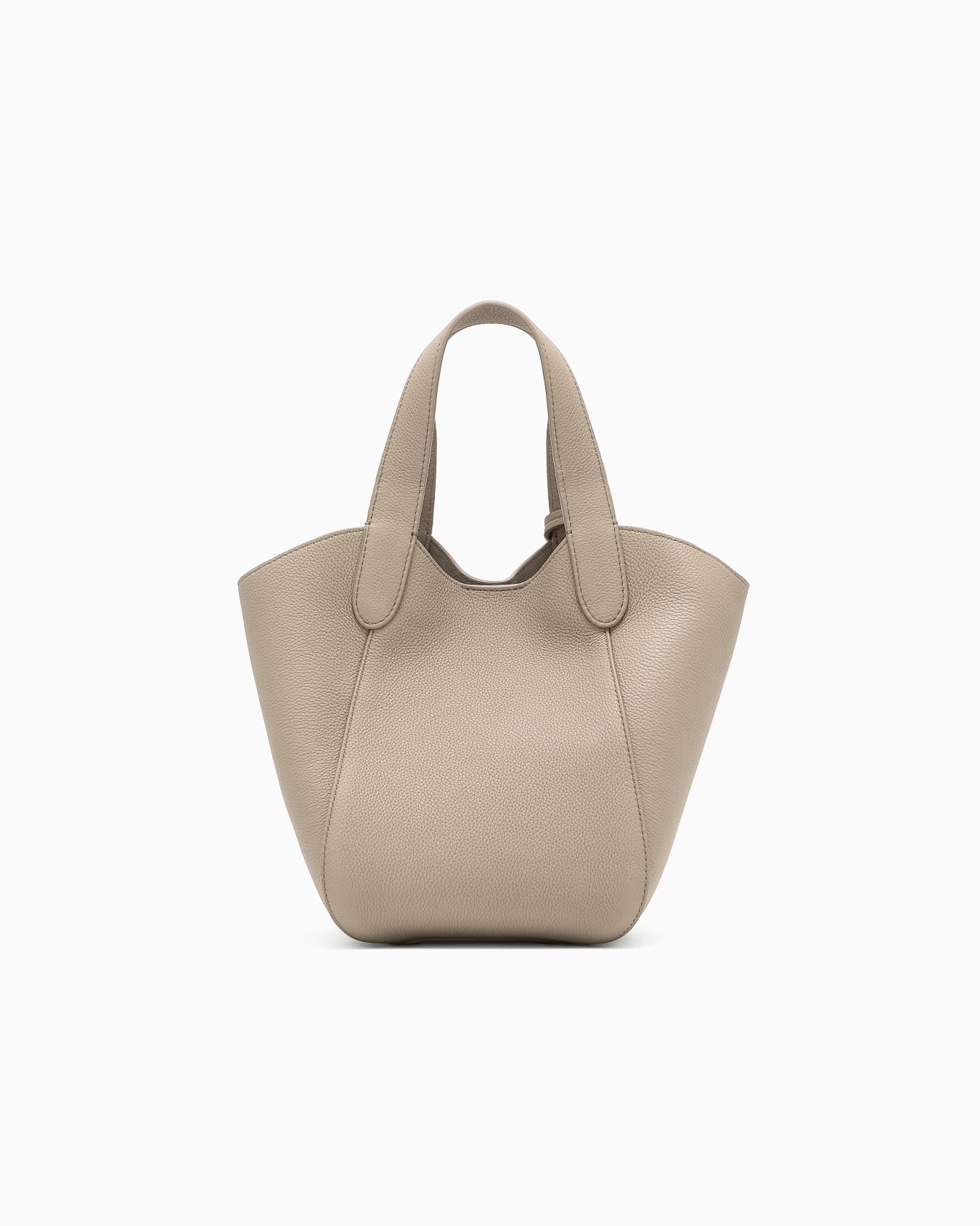 Small pebbled leather handbag Slide 2