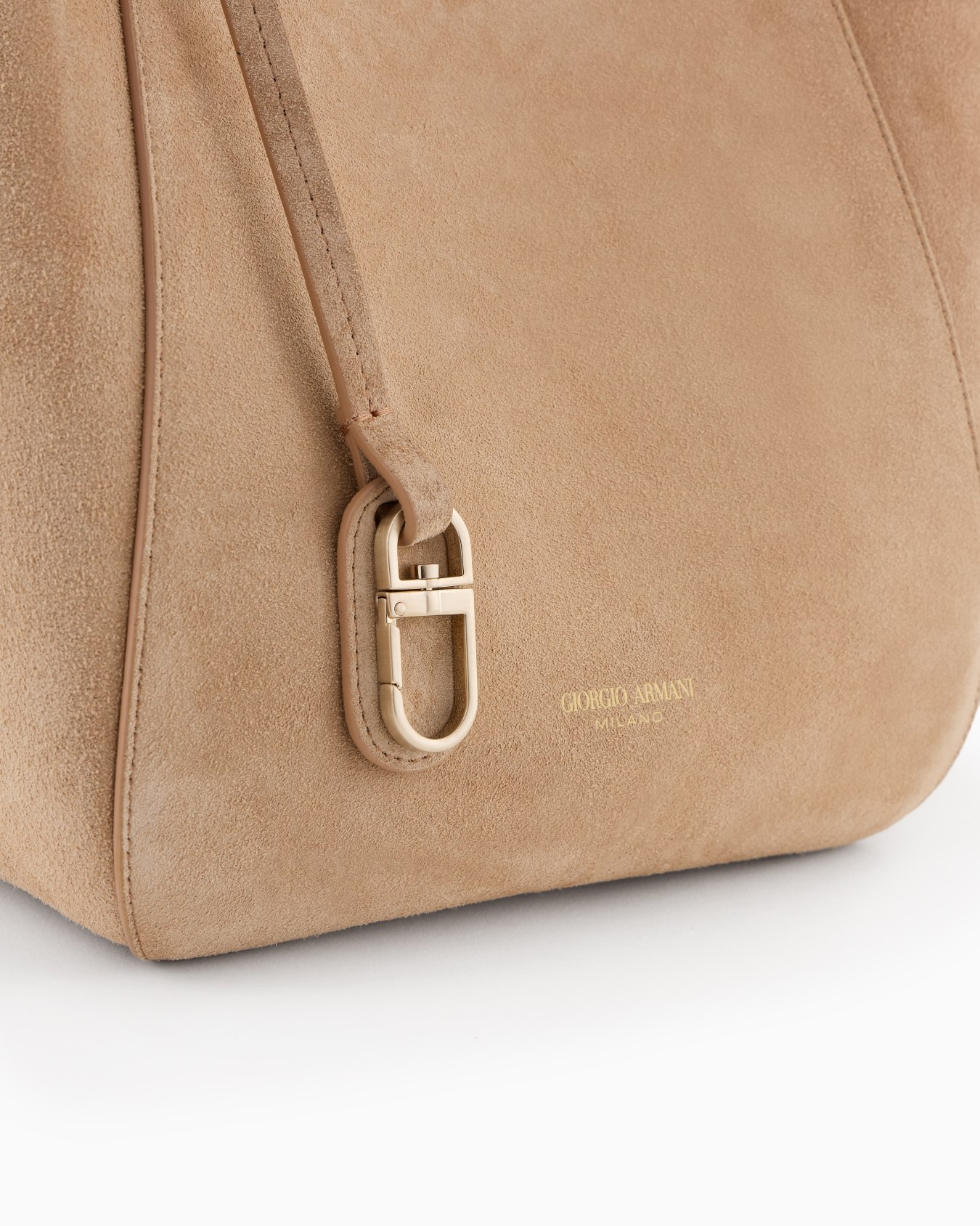 Medium suede handbag Slide 4