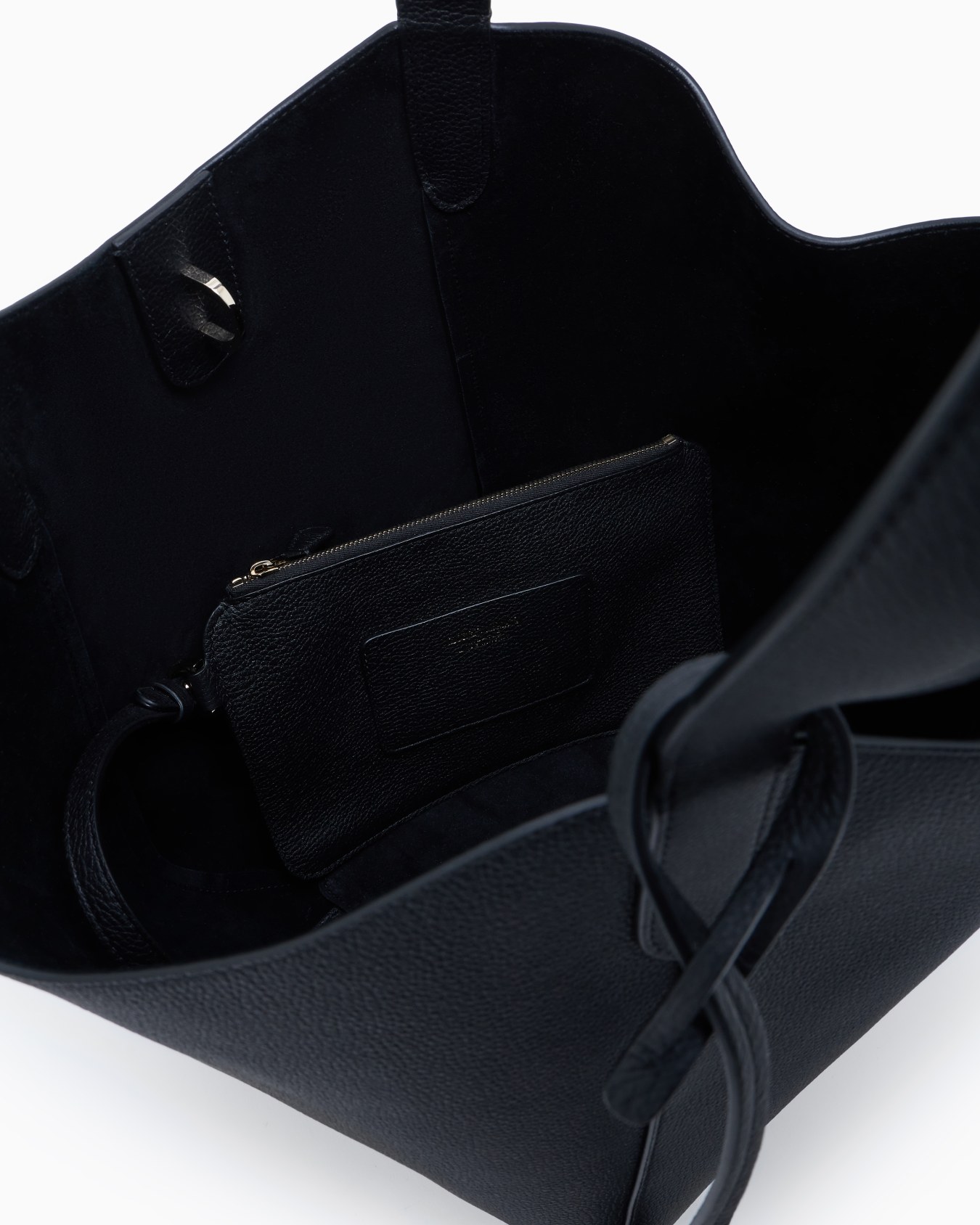 Medium pebbled leather handbag Slide 3