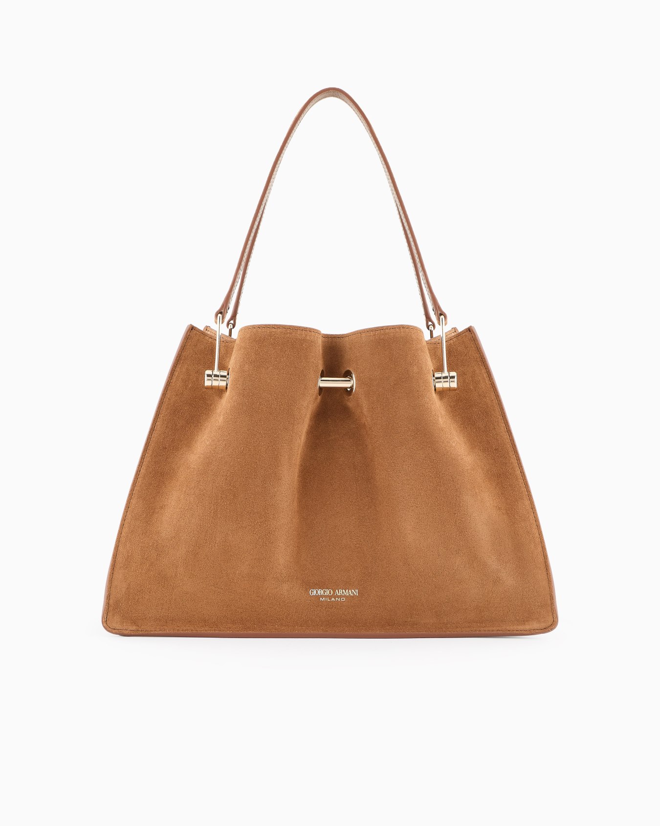 Small suede shopper bag Slide 0
