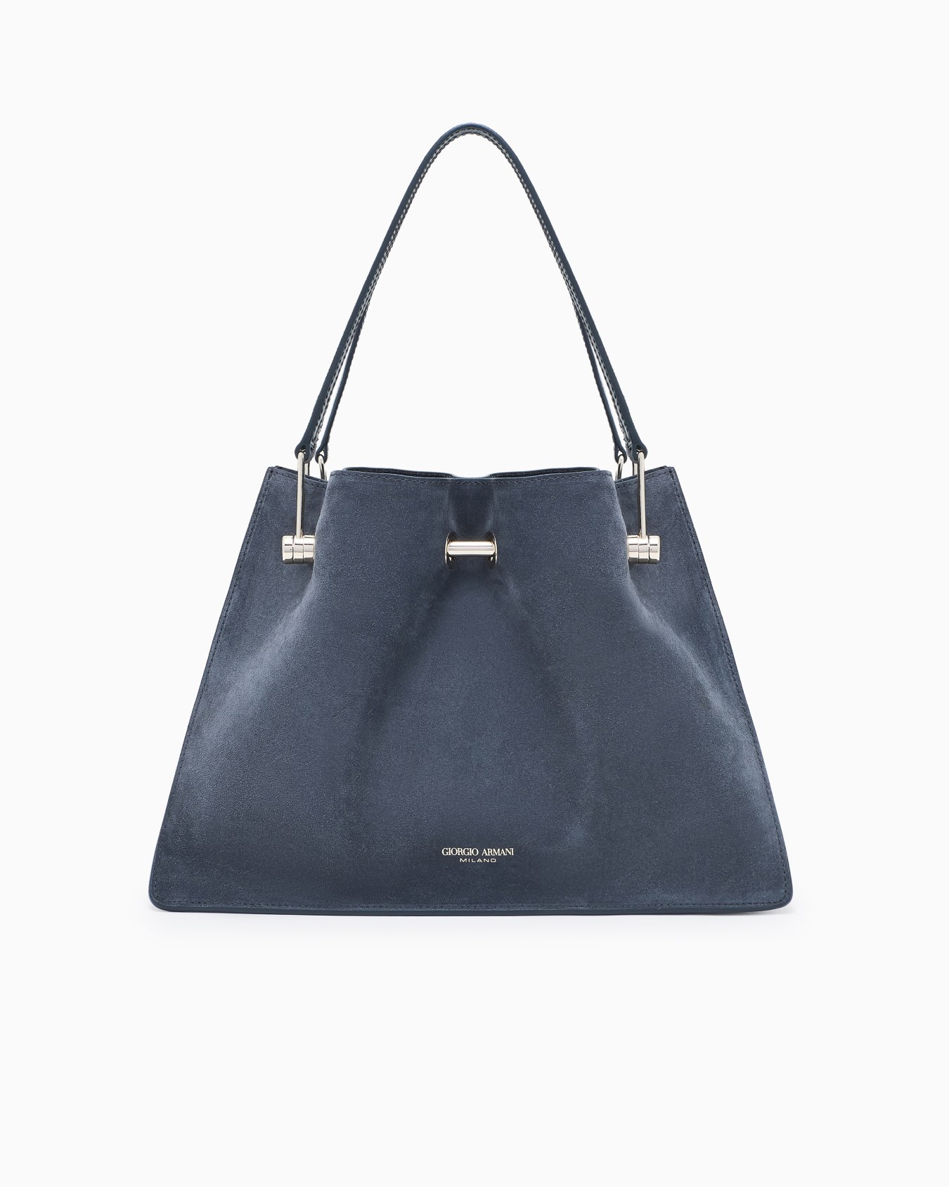 Small suede shopper bag Slide 0