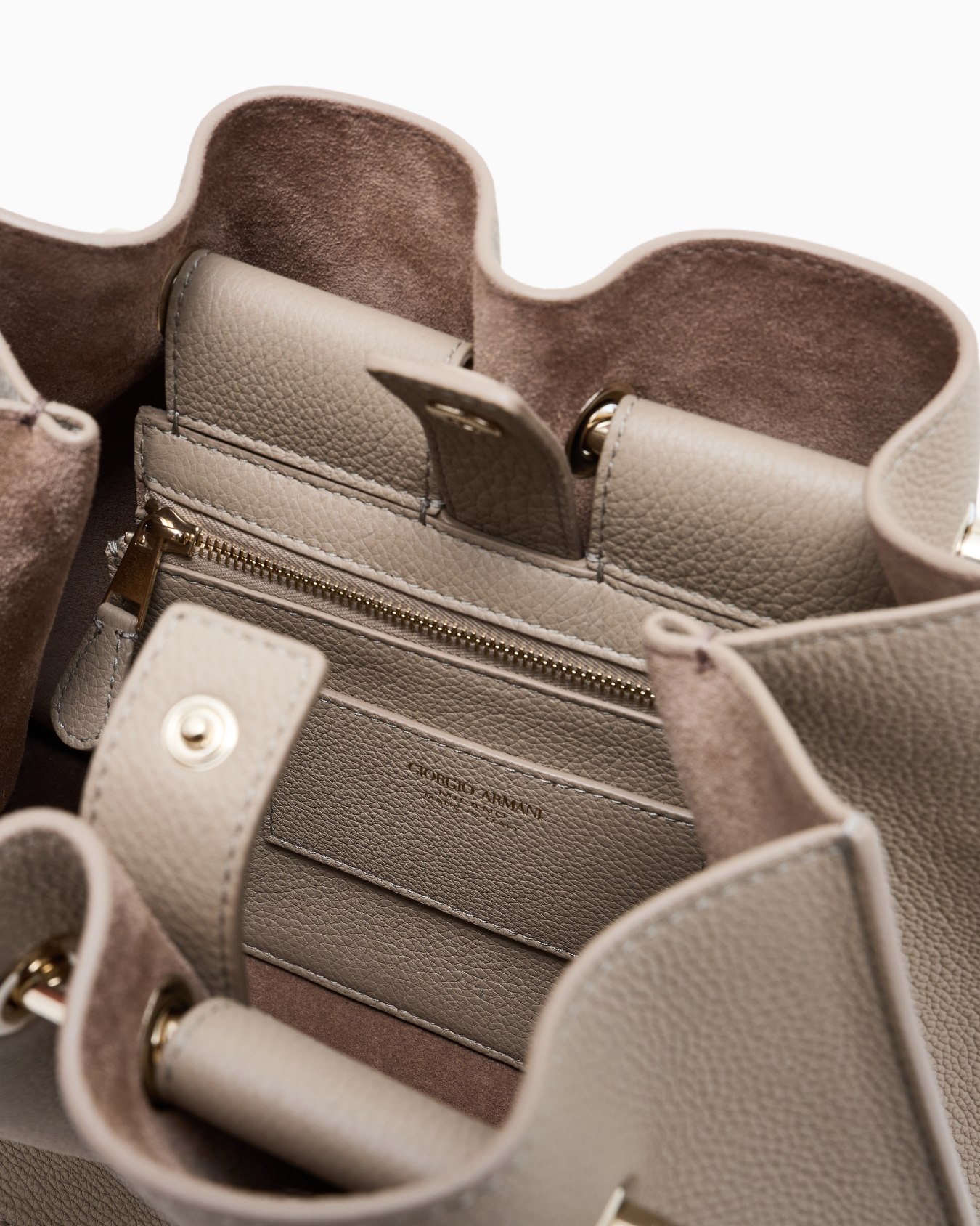 Shopping bag piccola in suede Slide 3