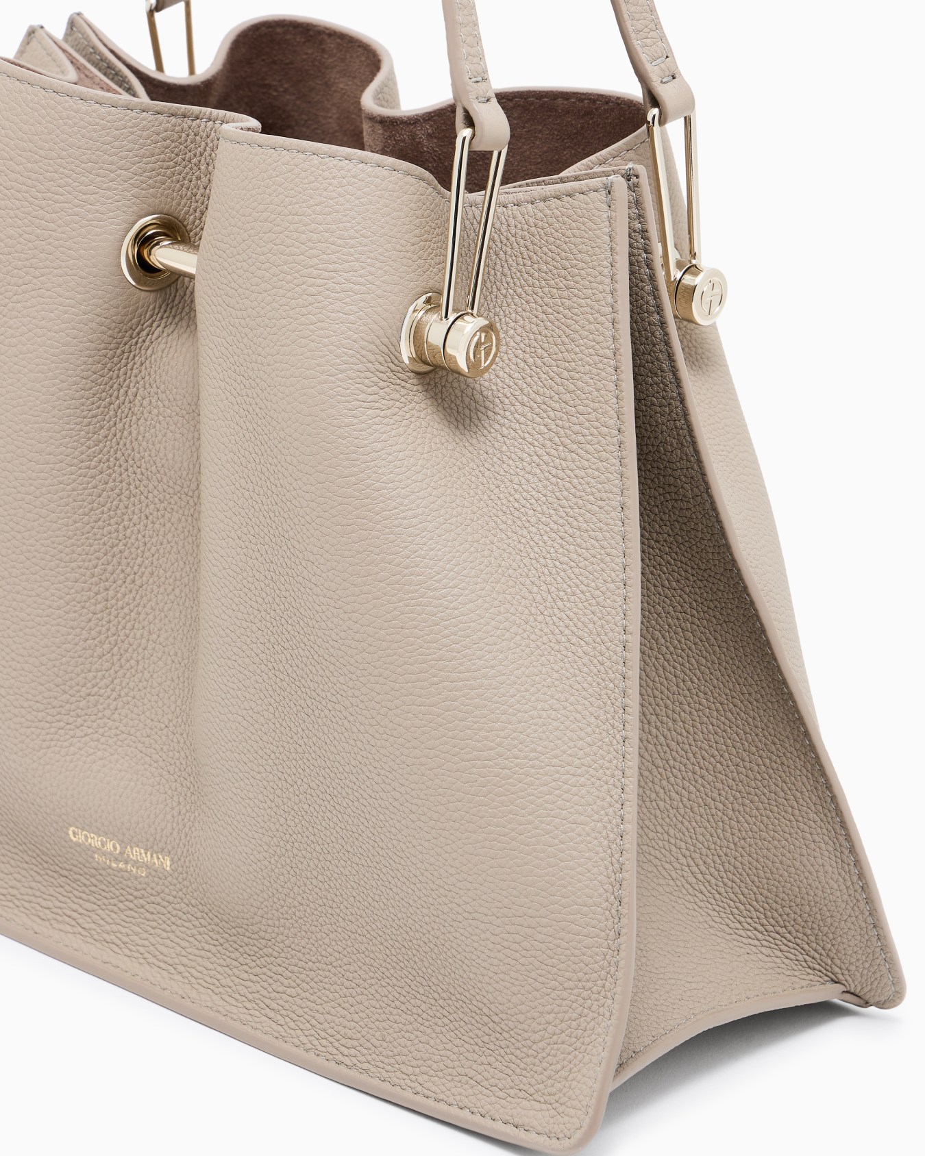 Shopping bag piccola in suede Slide 4