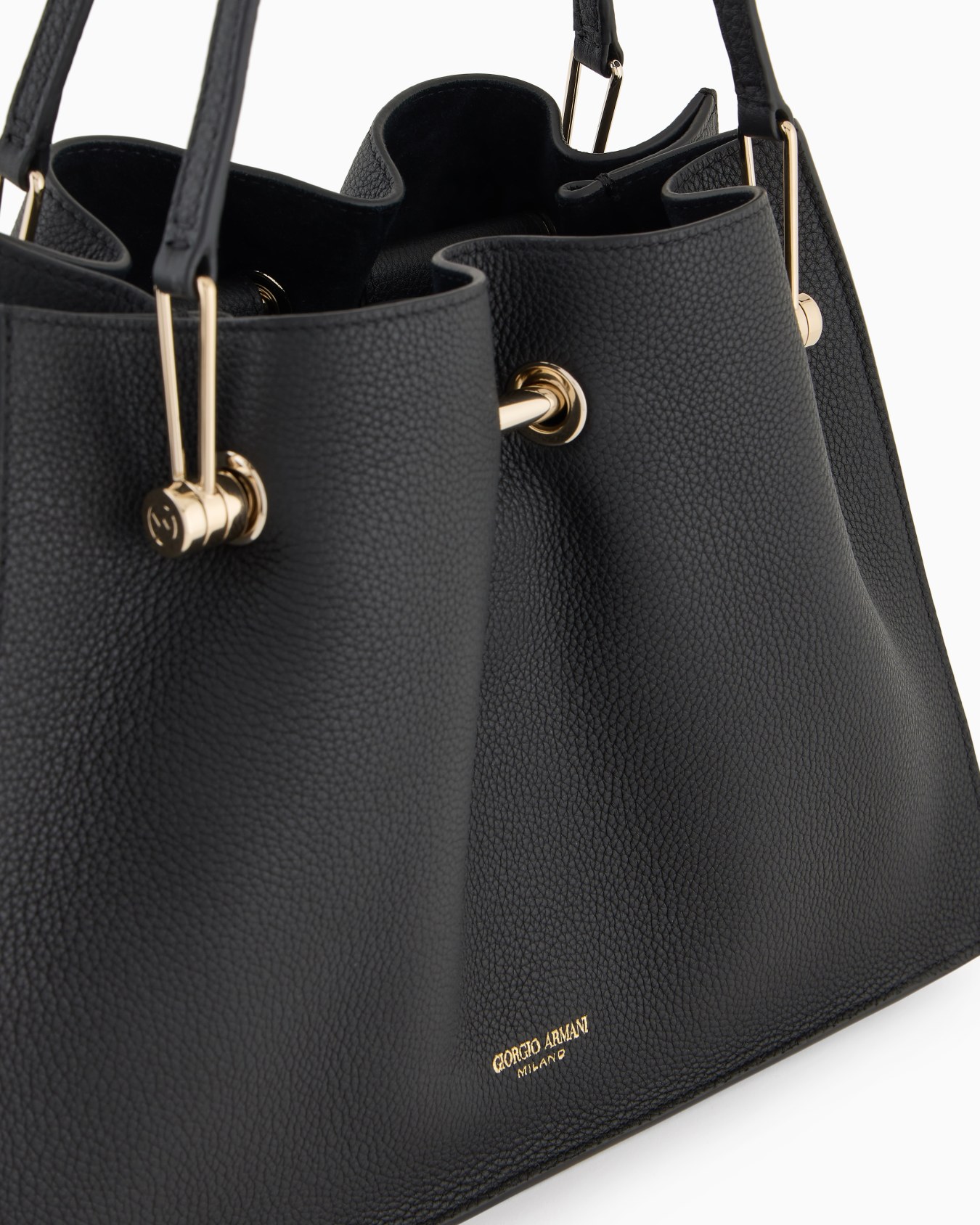 Petit sac cabas en cuir suédé Diapositive 4