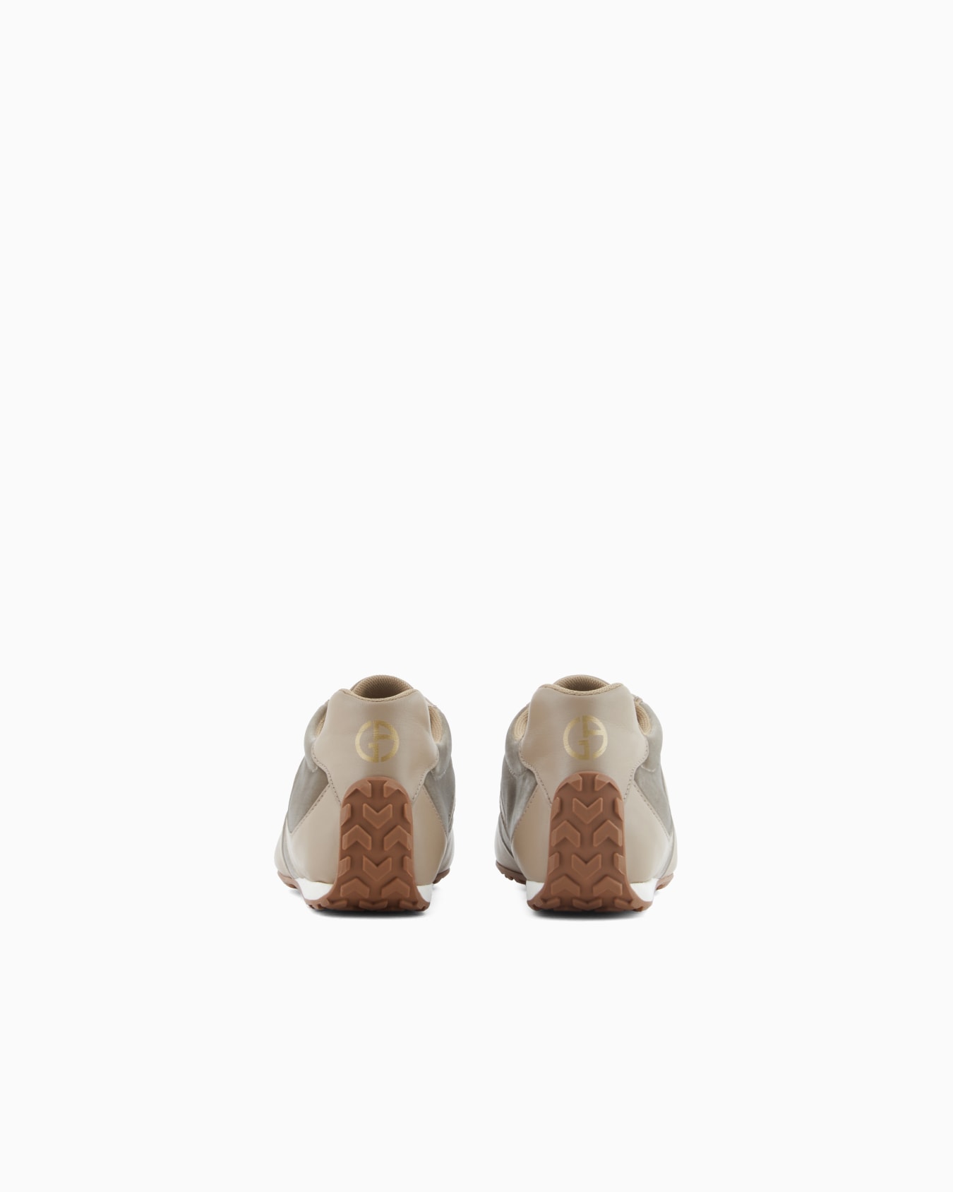 Sneakers in pelle liscia e velluto Slide 3