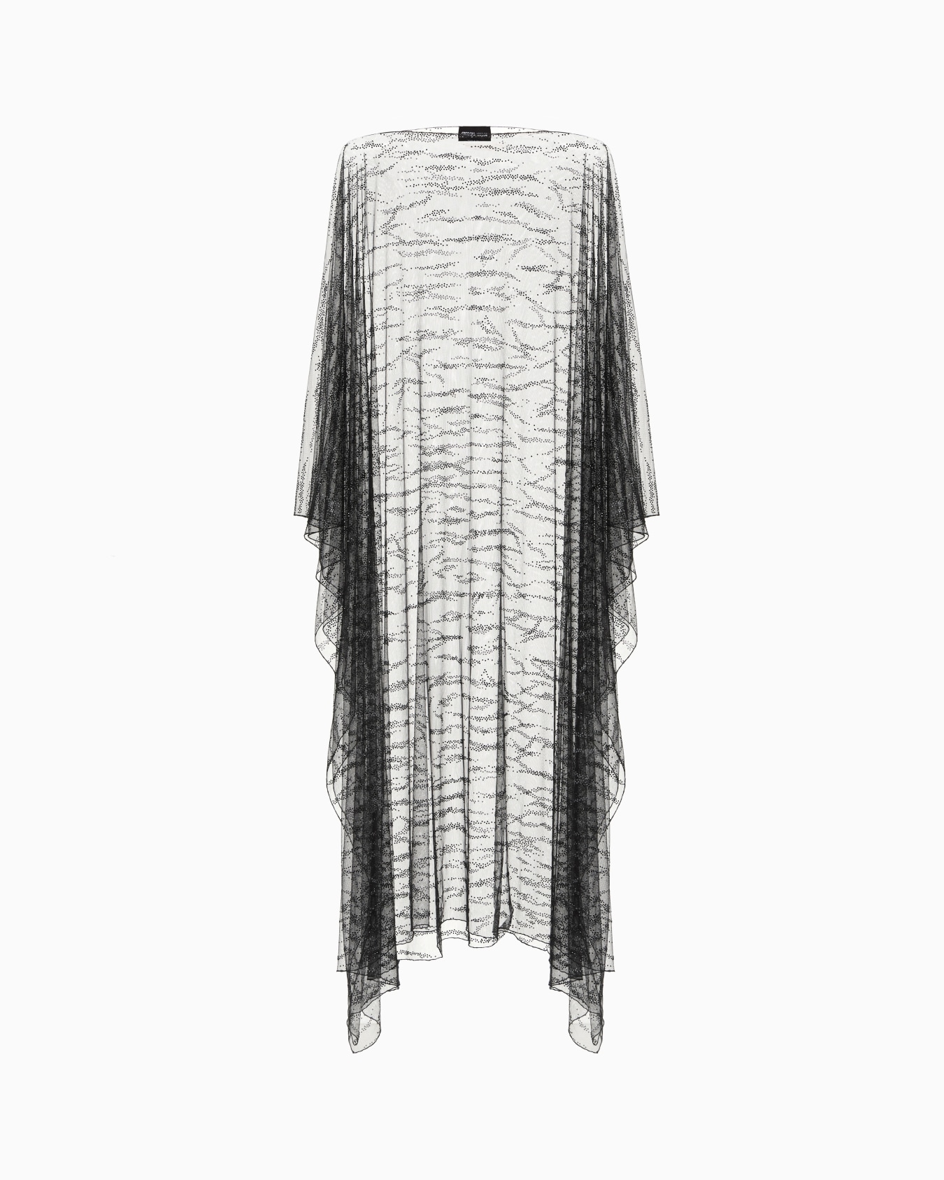 Embroidered tulle cape Slide 0