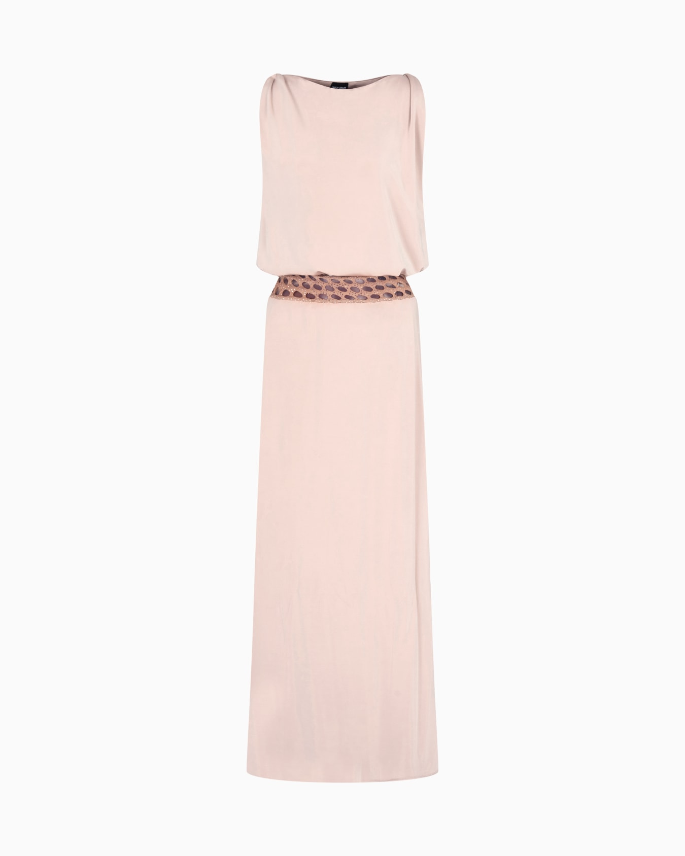 Shiny long viscose jersey long dress Slide 0