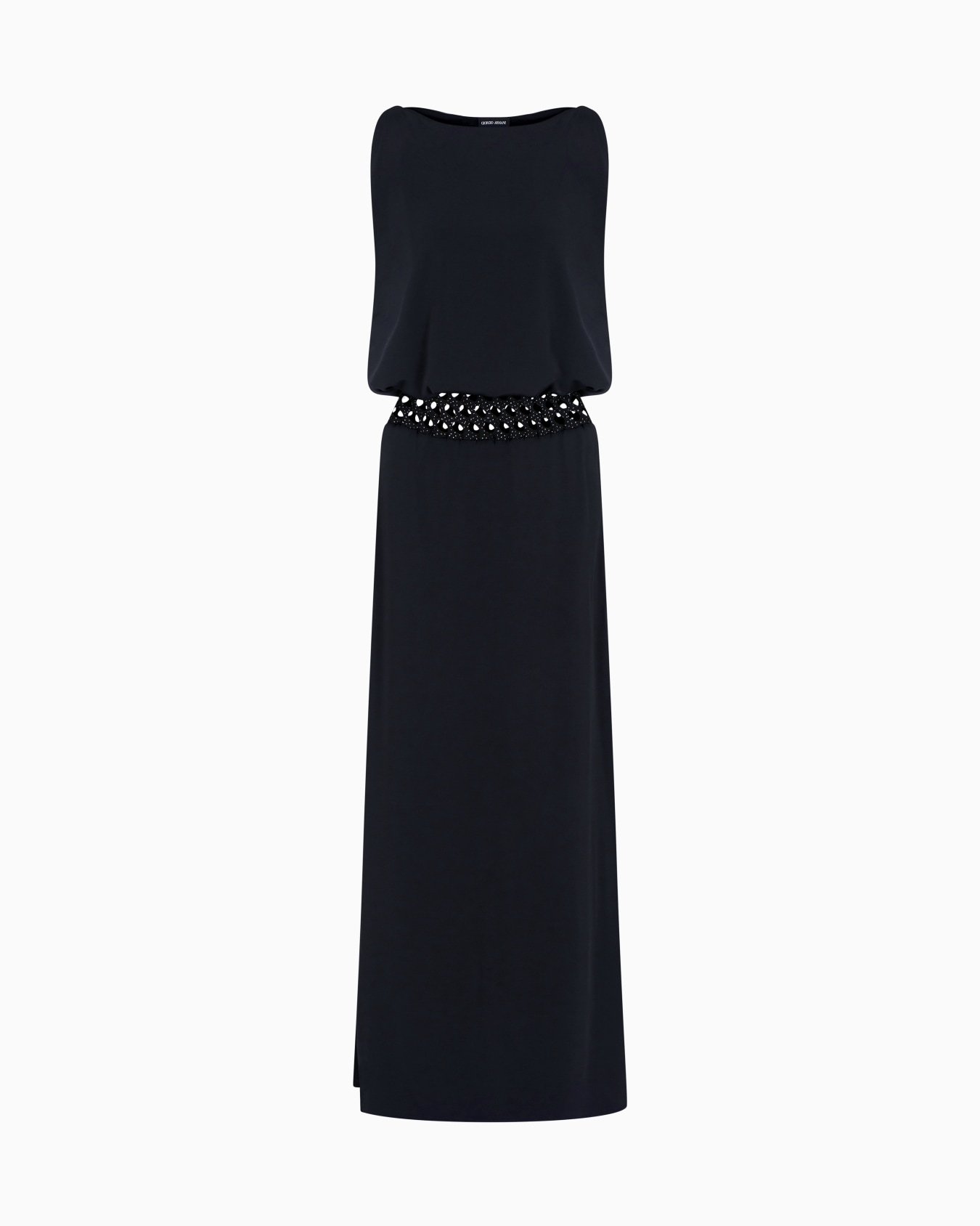 Shiny long viscose jersey long dress Slide 0