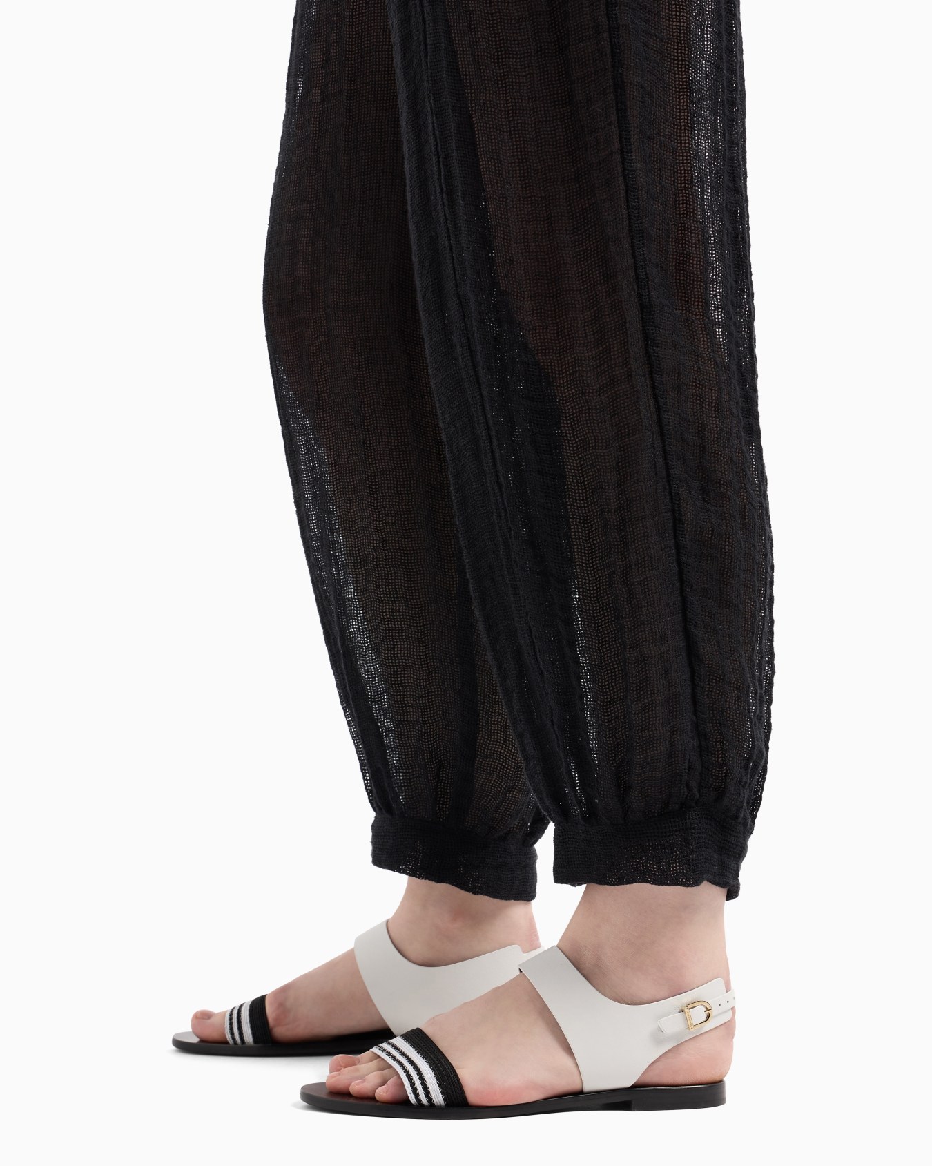 Pantalon en maille de mélange de lin Diapositive 4