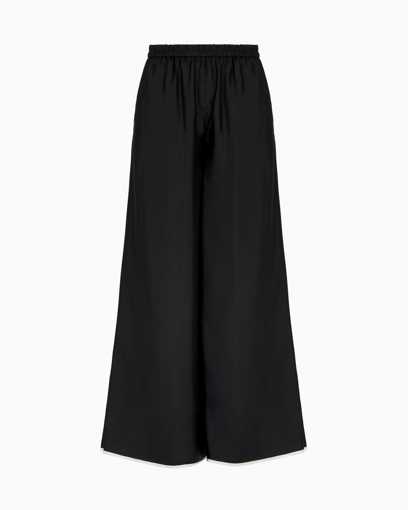 Pantalon large en soie Diapositive 0