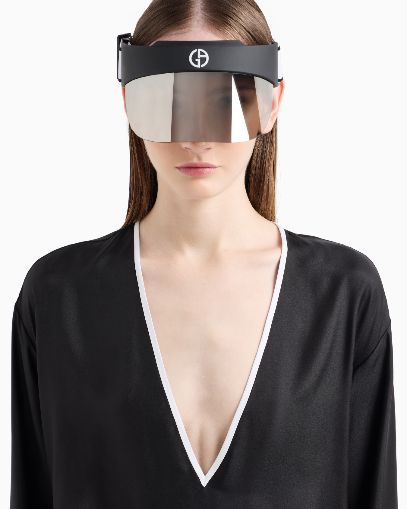 Chemise longue en satin de soie Diapositive 4