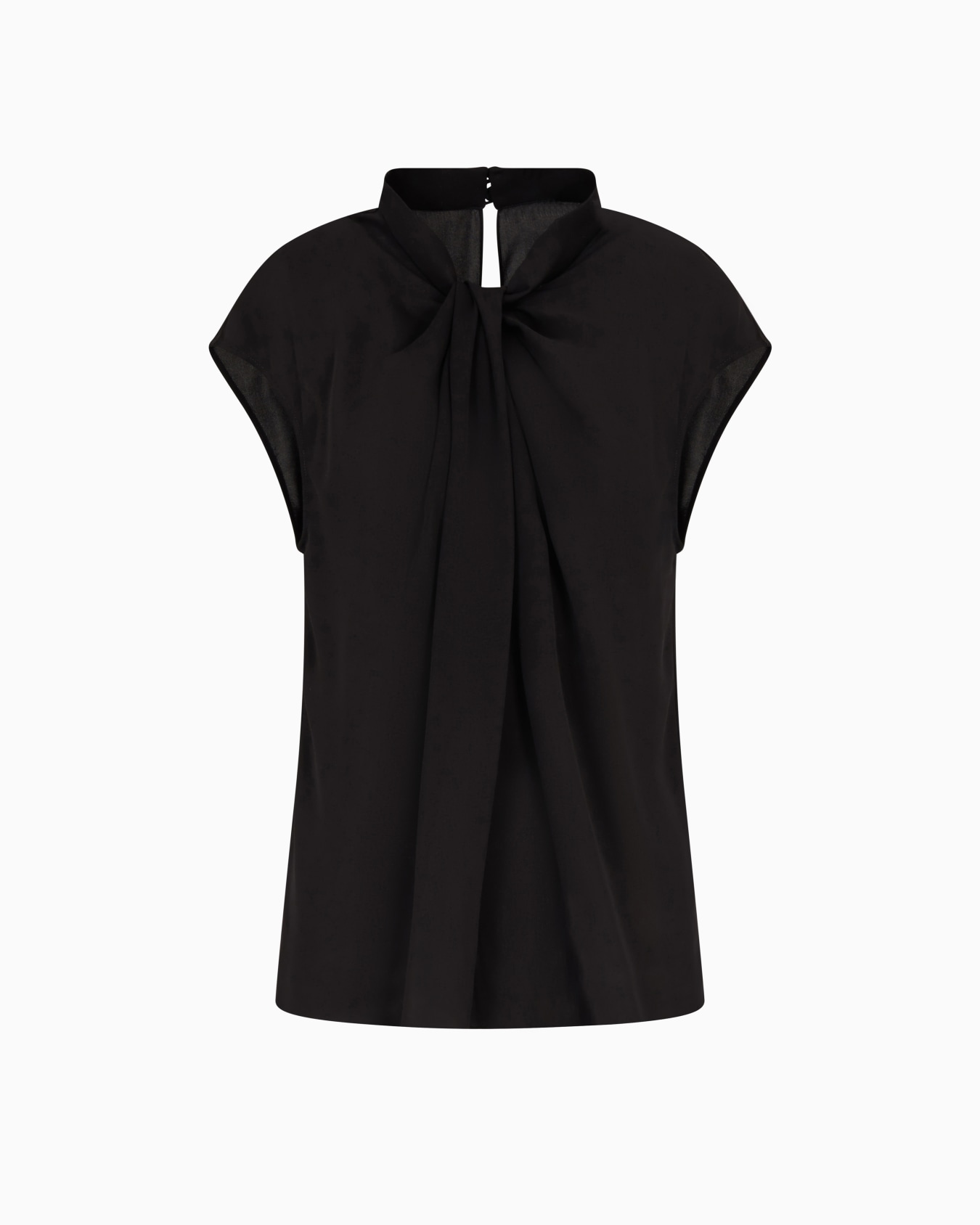 Blouse in washed silk double georgette Slide 0