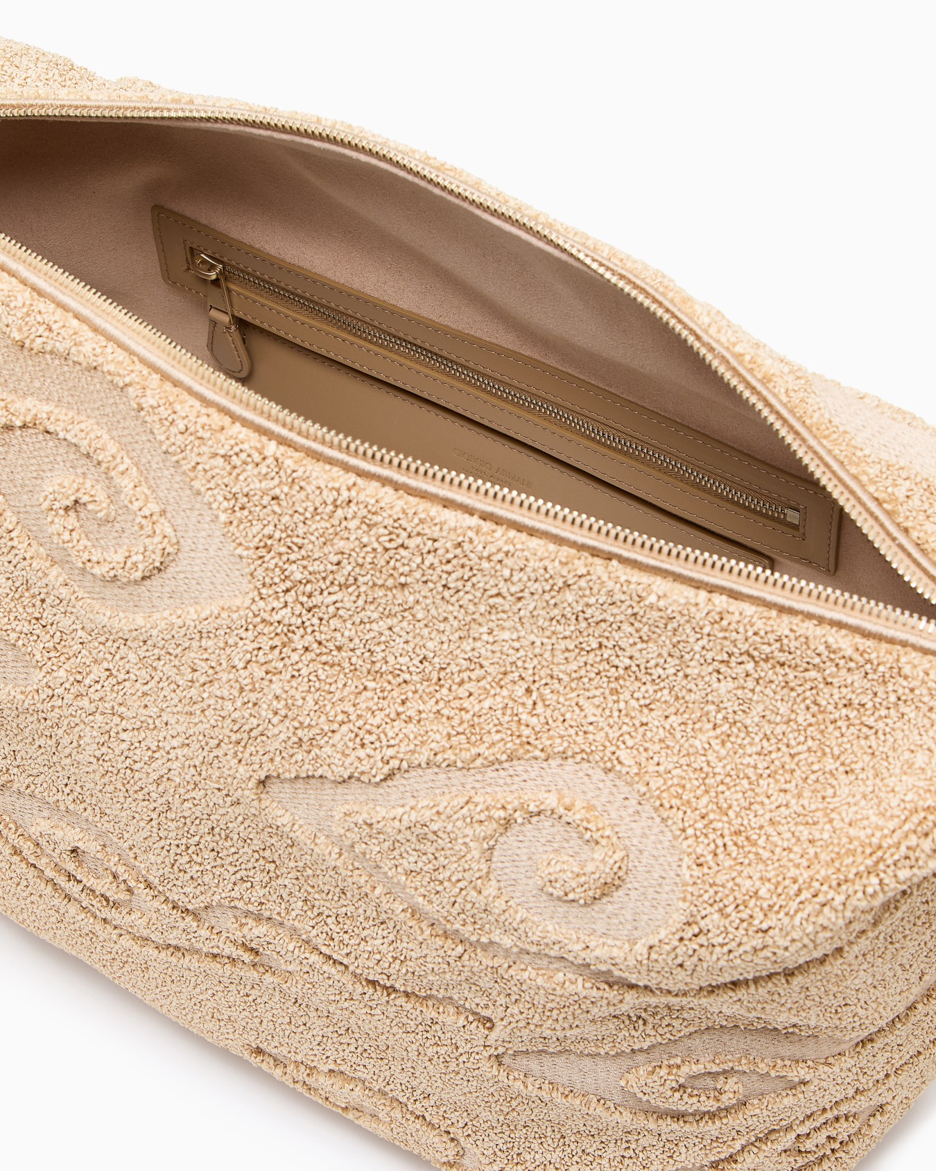 Grand sac hobo la Prima Soft en raphia et cuir Diapositive 3