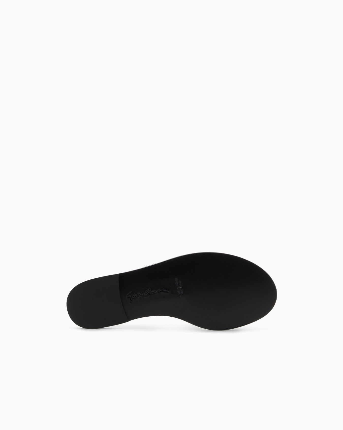 Sandales plates en cuir et tissu Diapositive 5