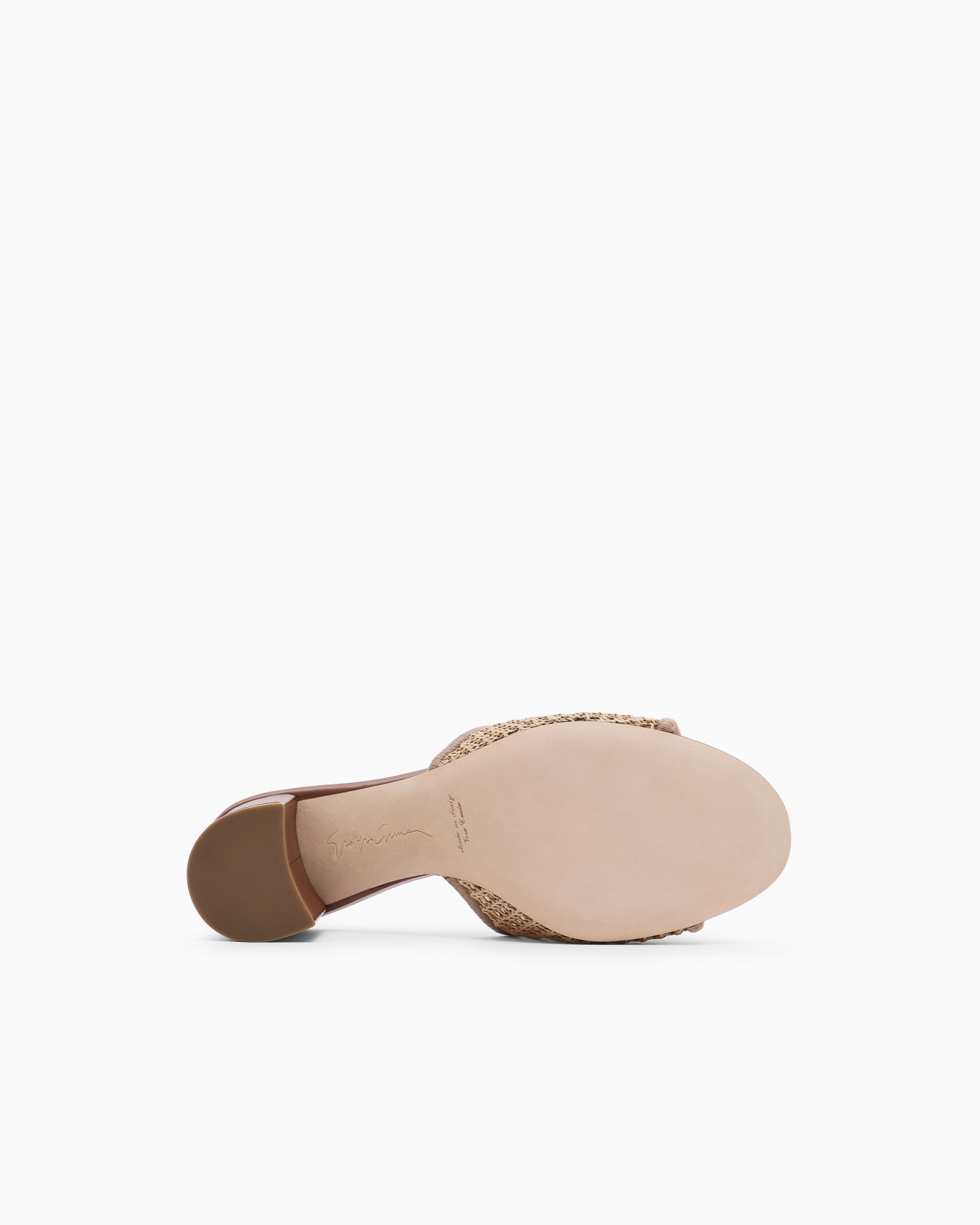 Sandales à talons en tissu ajouré Diapositive 5