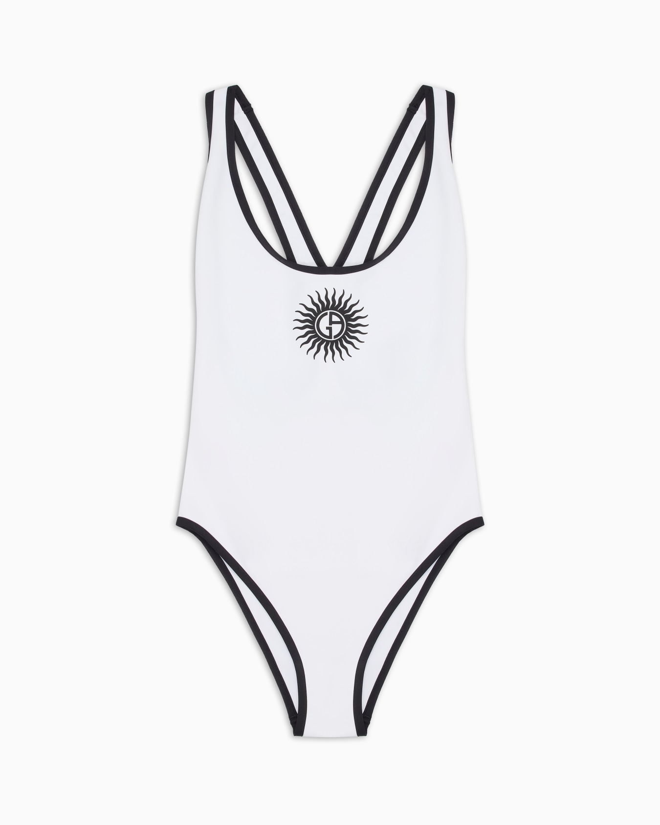 Two-tone one-piece swimsuit Slide 0