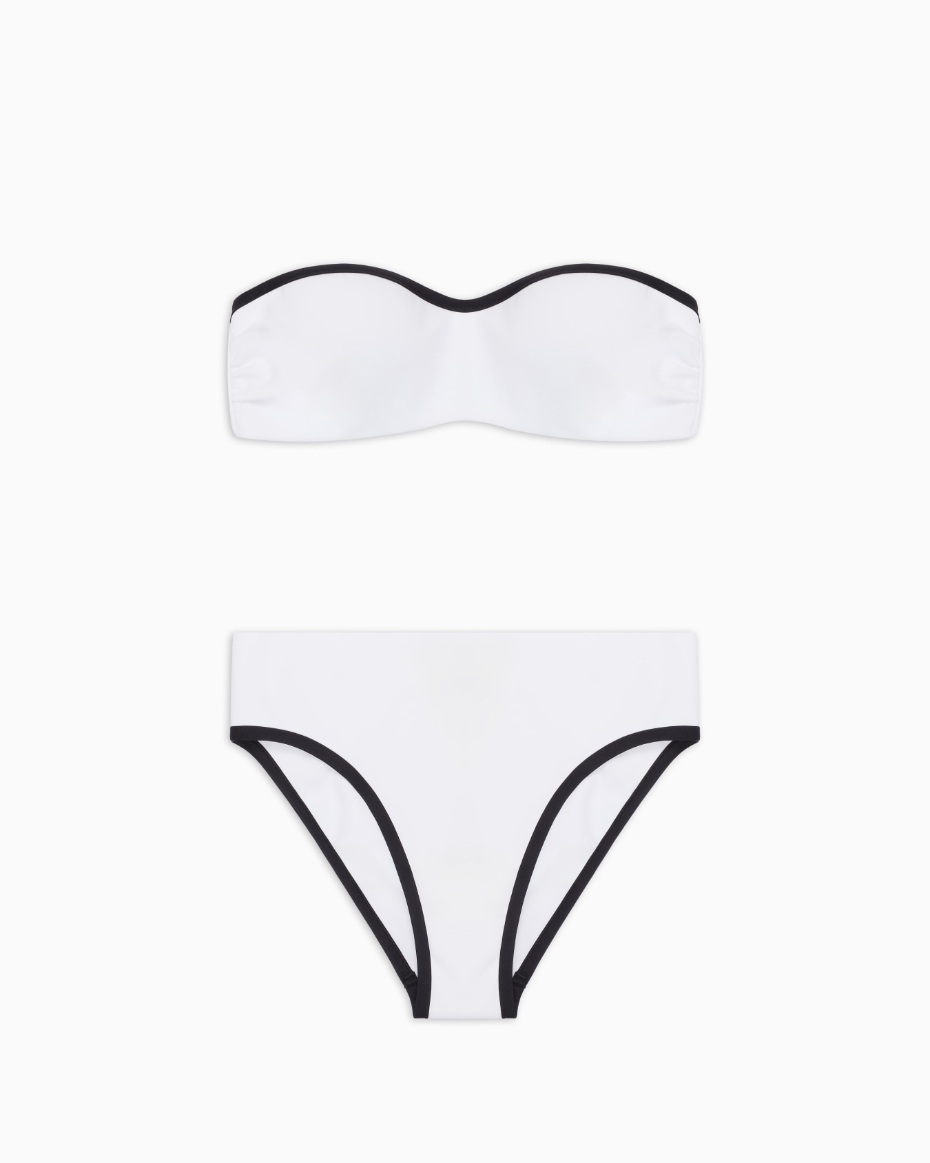 Two-tone bandeau bikini Slide 0