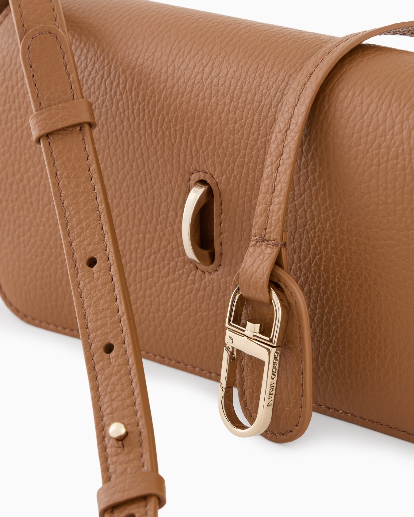 Pebbled leather mini shoulder bag Slide 4