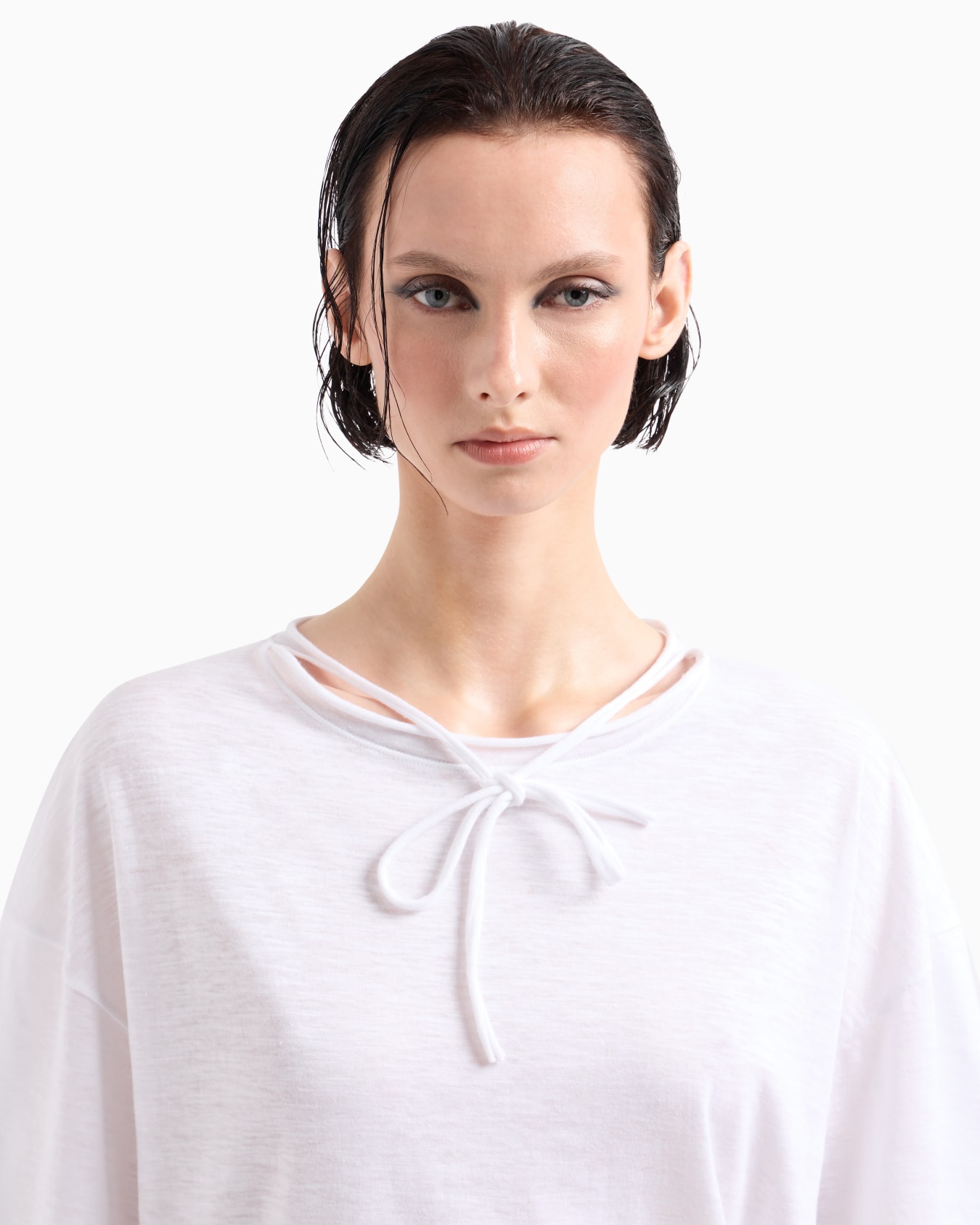 T-Shirt aus Baumwoll- und Leinen-Jersey Folie 4