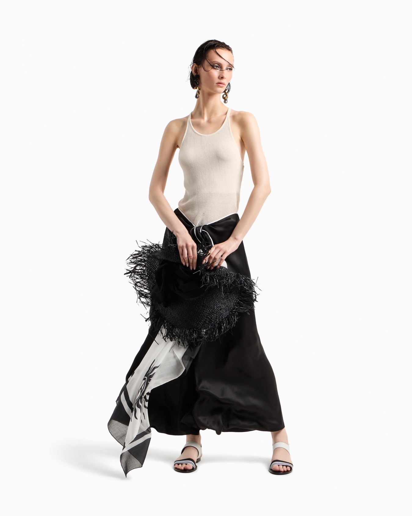 Top en maille lyocell et coton Diapositive 1