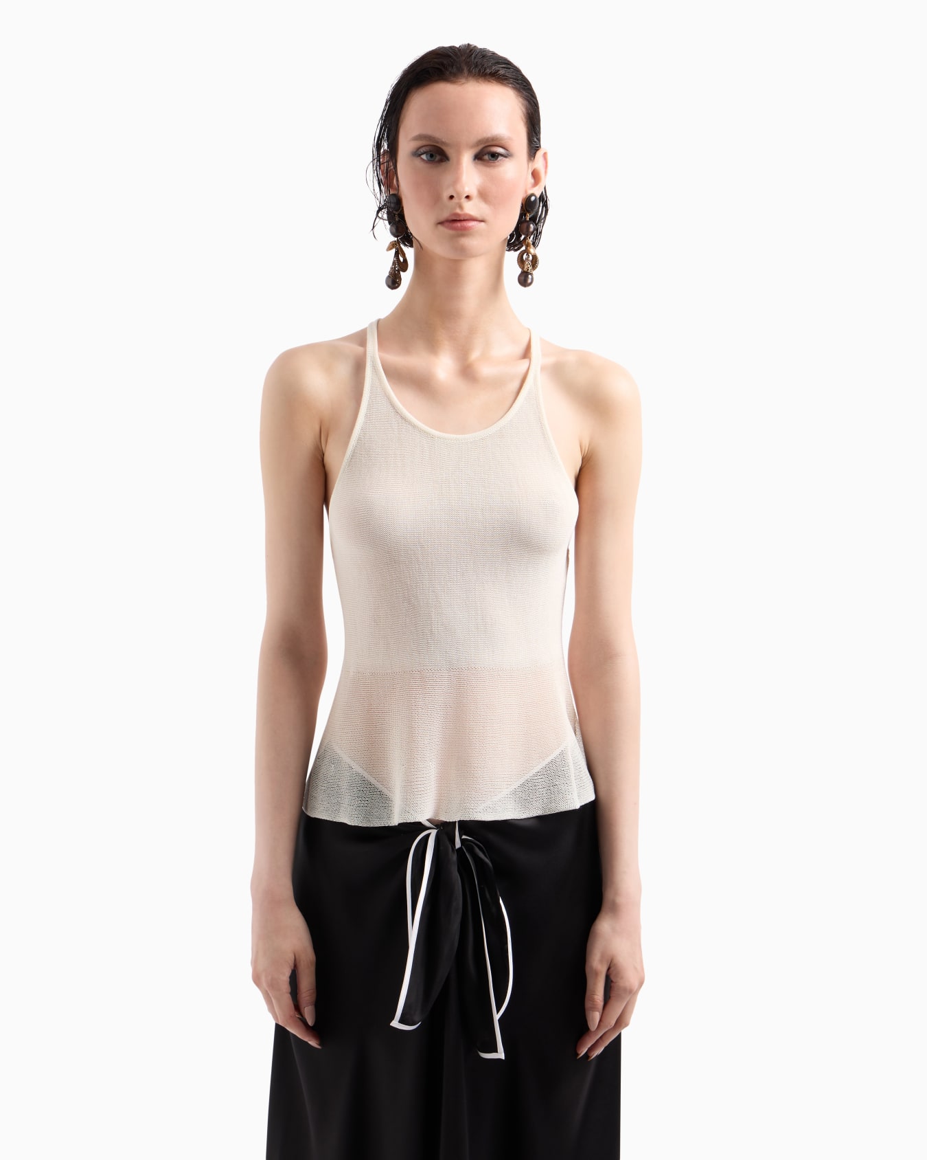Top en maille lyocell et coton Diapositive 3