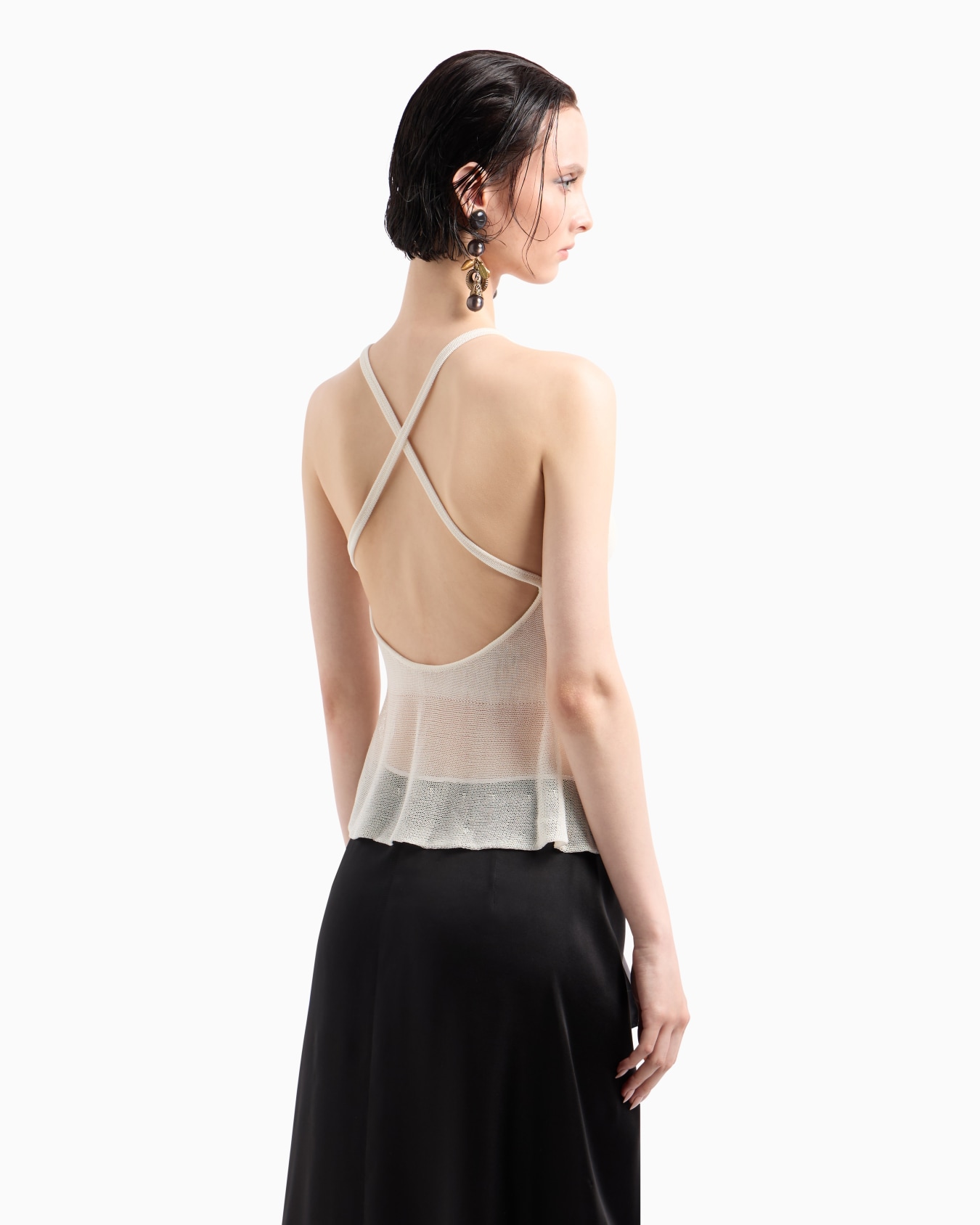 Top en maille lyocell et coton Diapositive 2