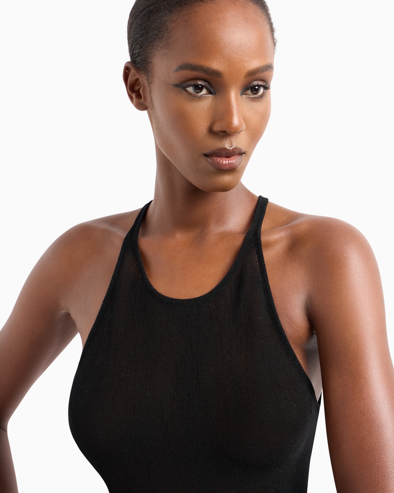 Lyocell and cotton knit top Slide 4