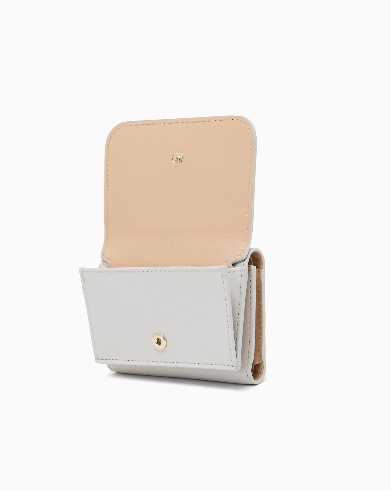 Portafogli mini trifold in pelle Slide 3