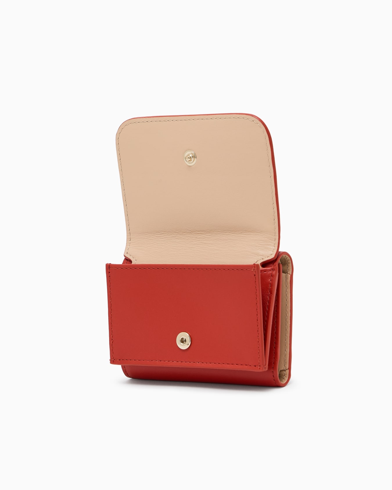 Leather mini trifold wallet Slide 3
