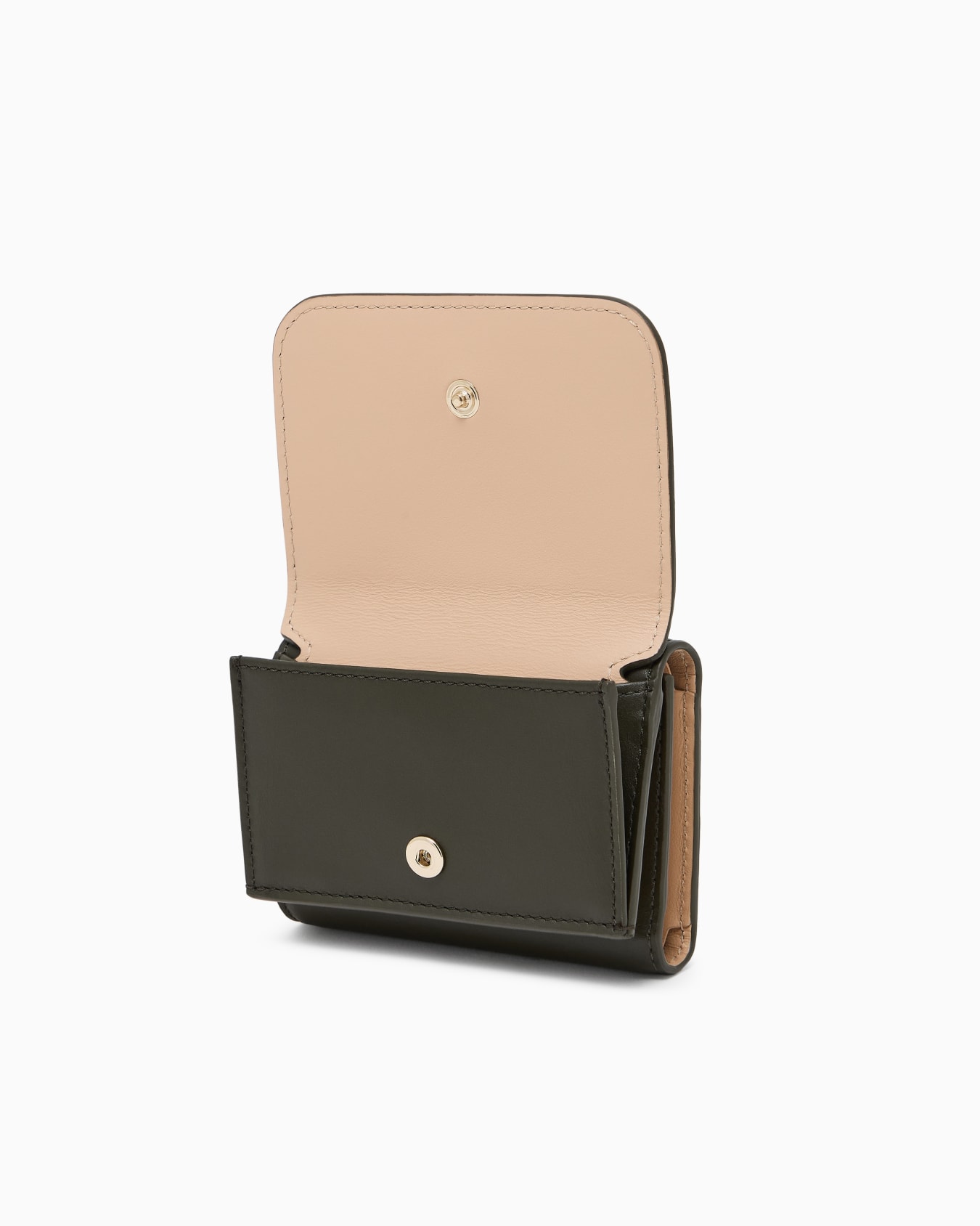 Leather mini trifold wallet Slide 3