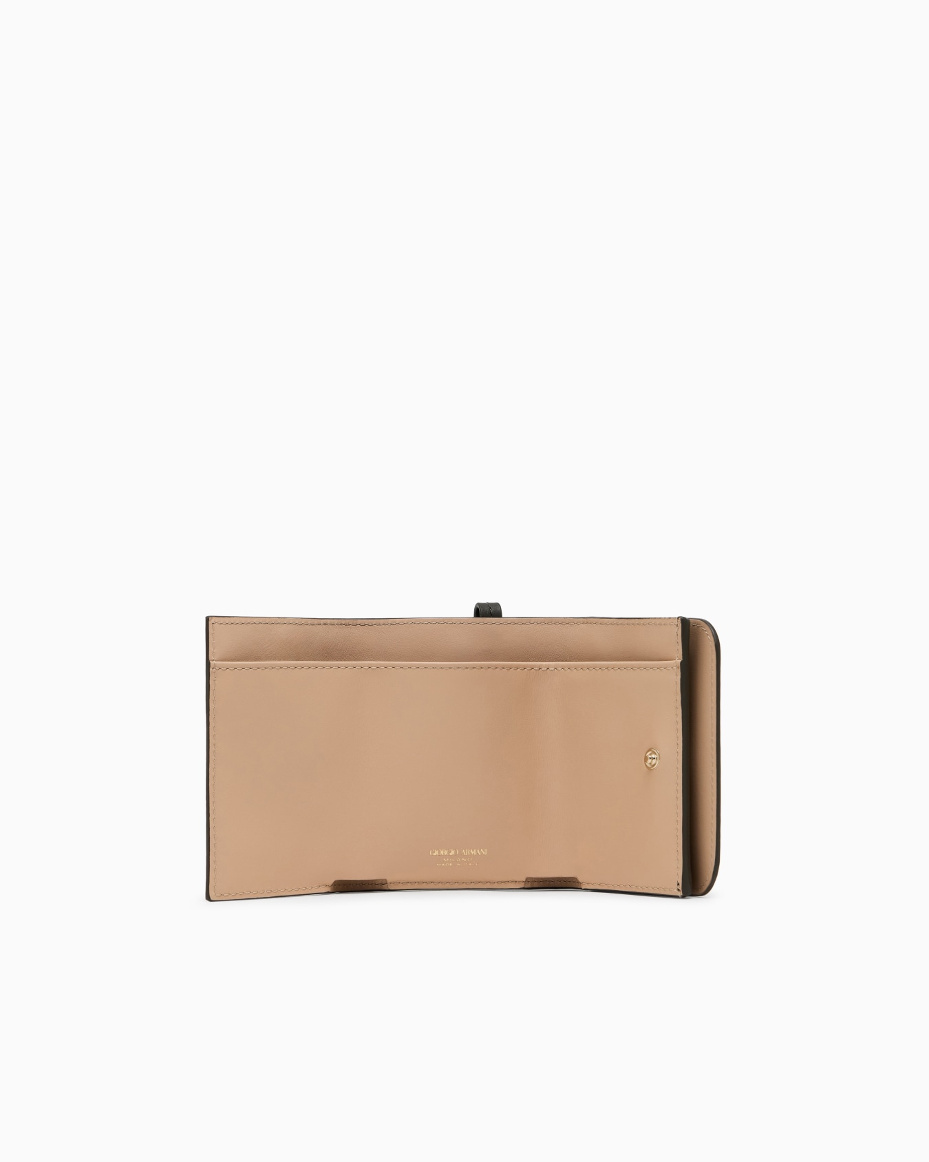 Leather mini trifold wallet Slide 2