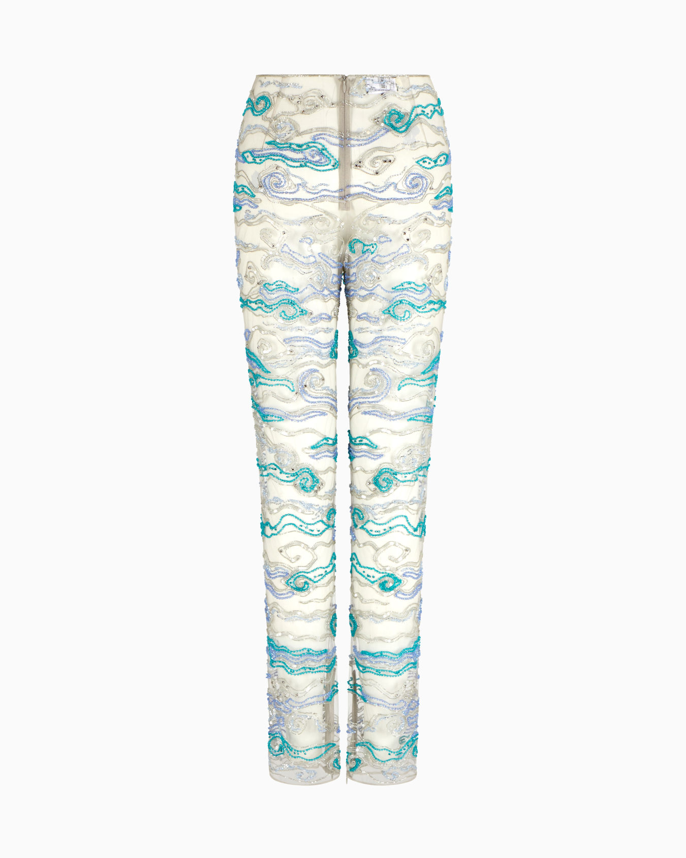 Tulle trousers with embroidery Slide 0