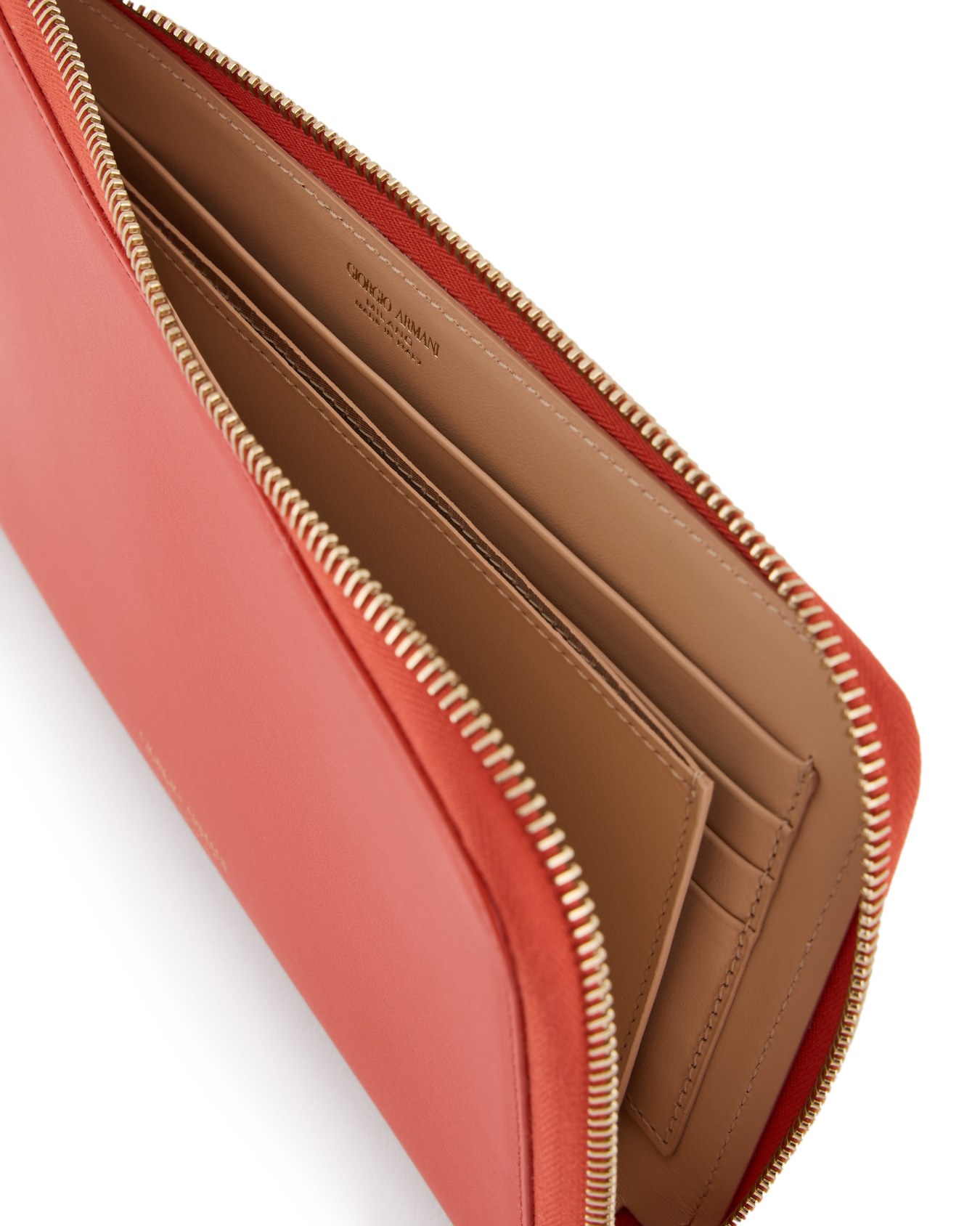Leather wrap-around zip wallet Slide 2