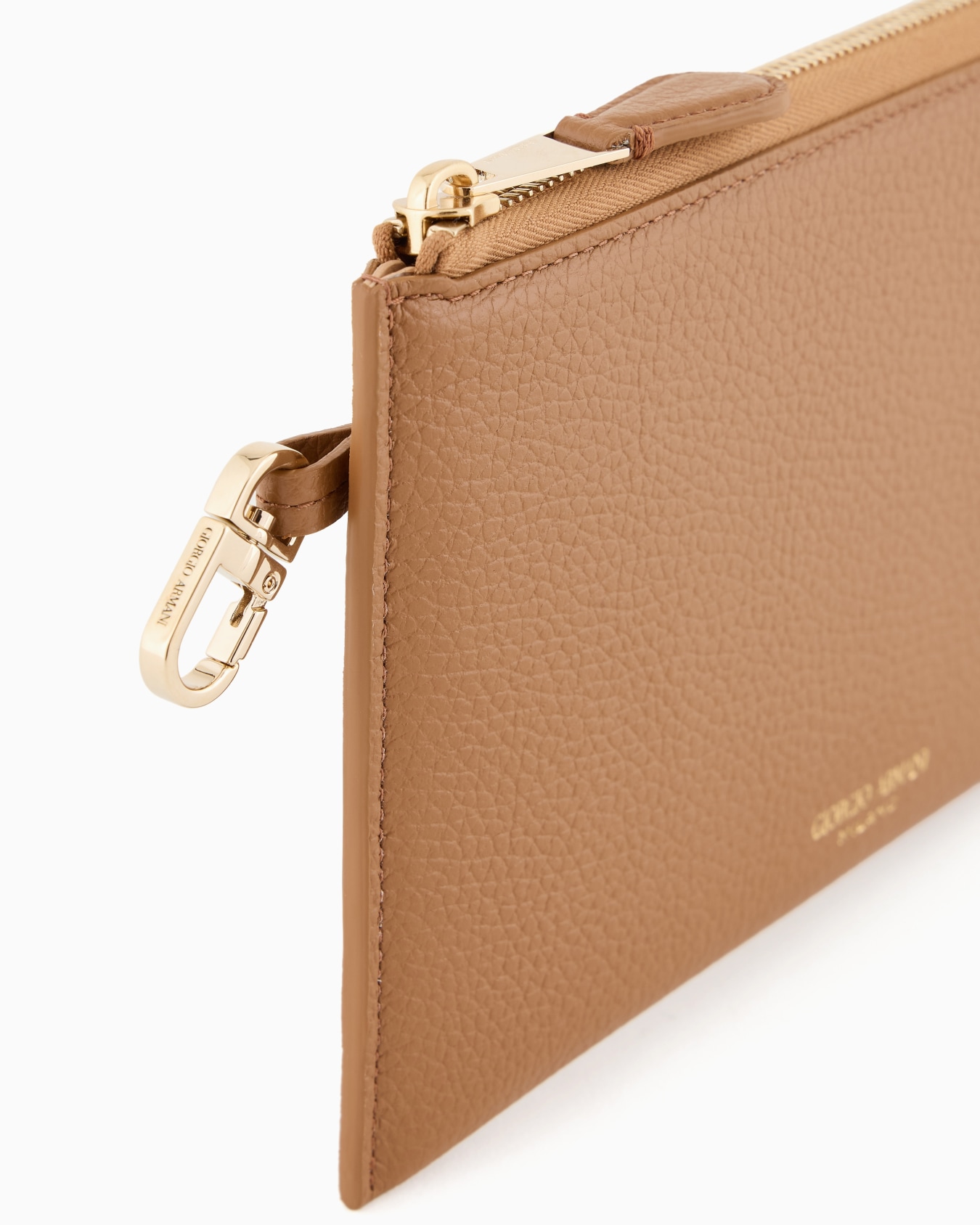 Pebbled leather wallet with wraparound zip Slide 3