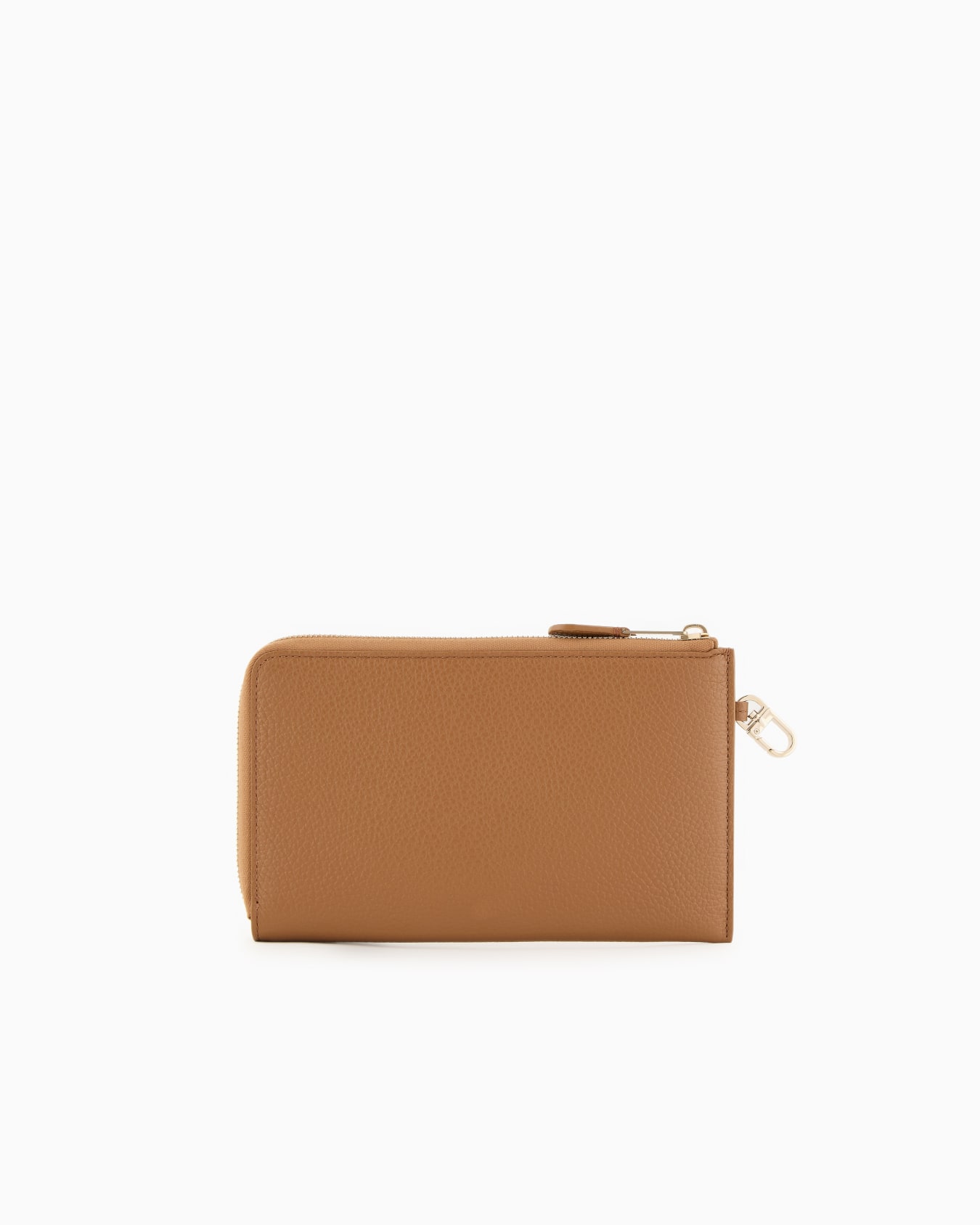 Pebbled leather wallet with wraparound zip Slide 1