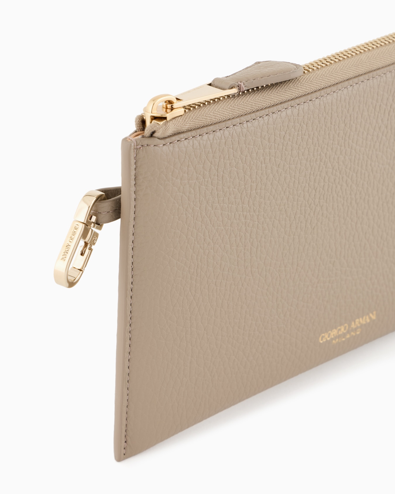 Pebbled leather wallet with wraparound zip Slide 3