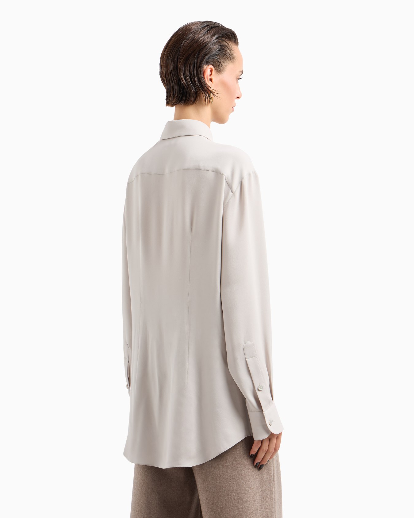Triple silk georgette shirt Diapositiva 3