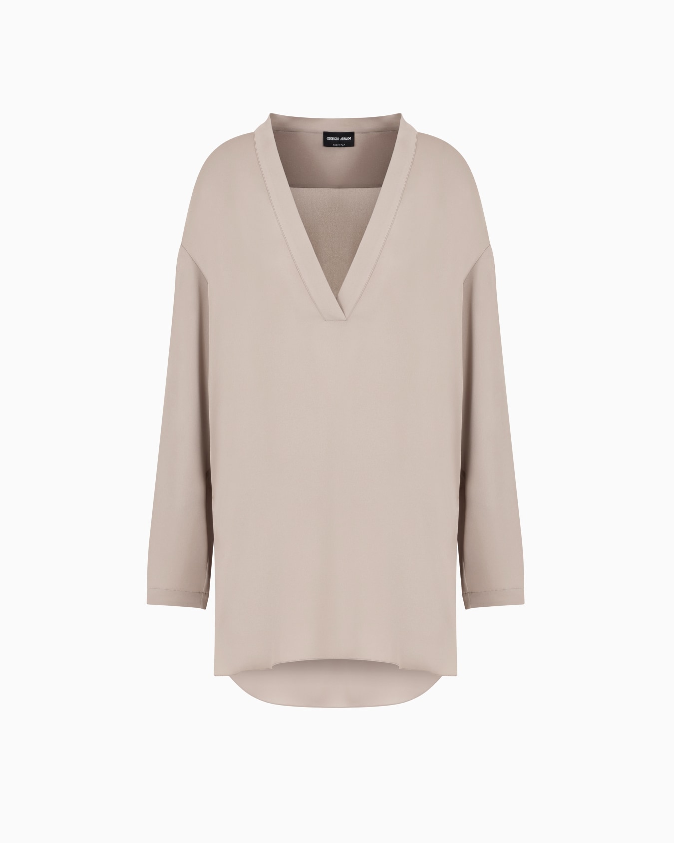 Blouse in triple silk georgette Slide 0