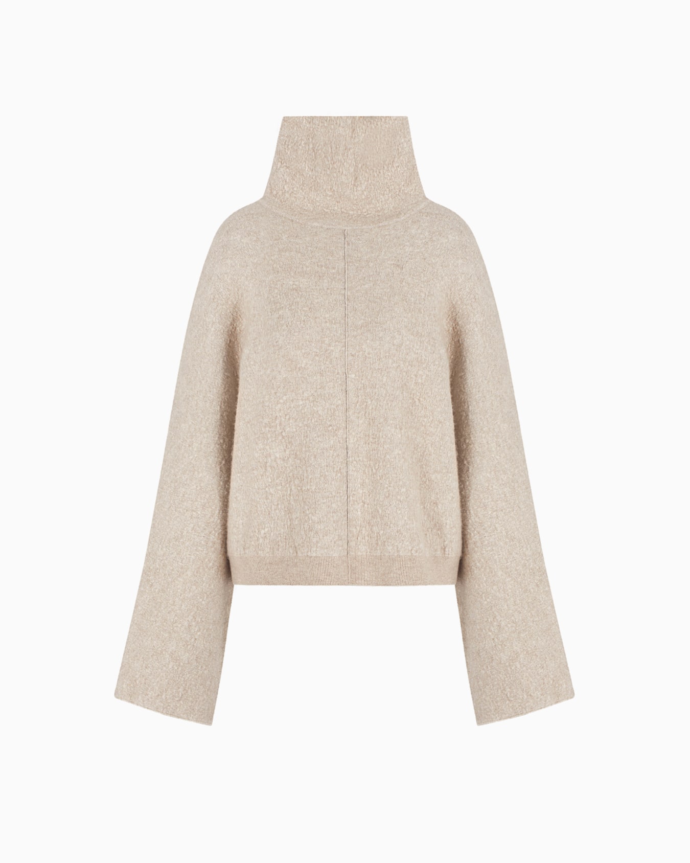 Viscose, cashmere and silk mock-neck jumper Diapositiva 0
