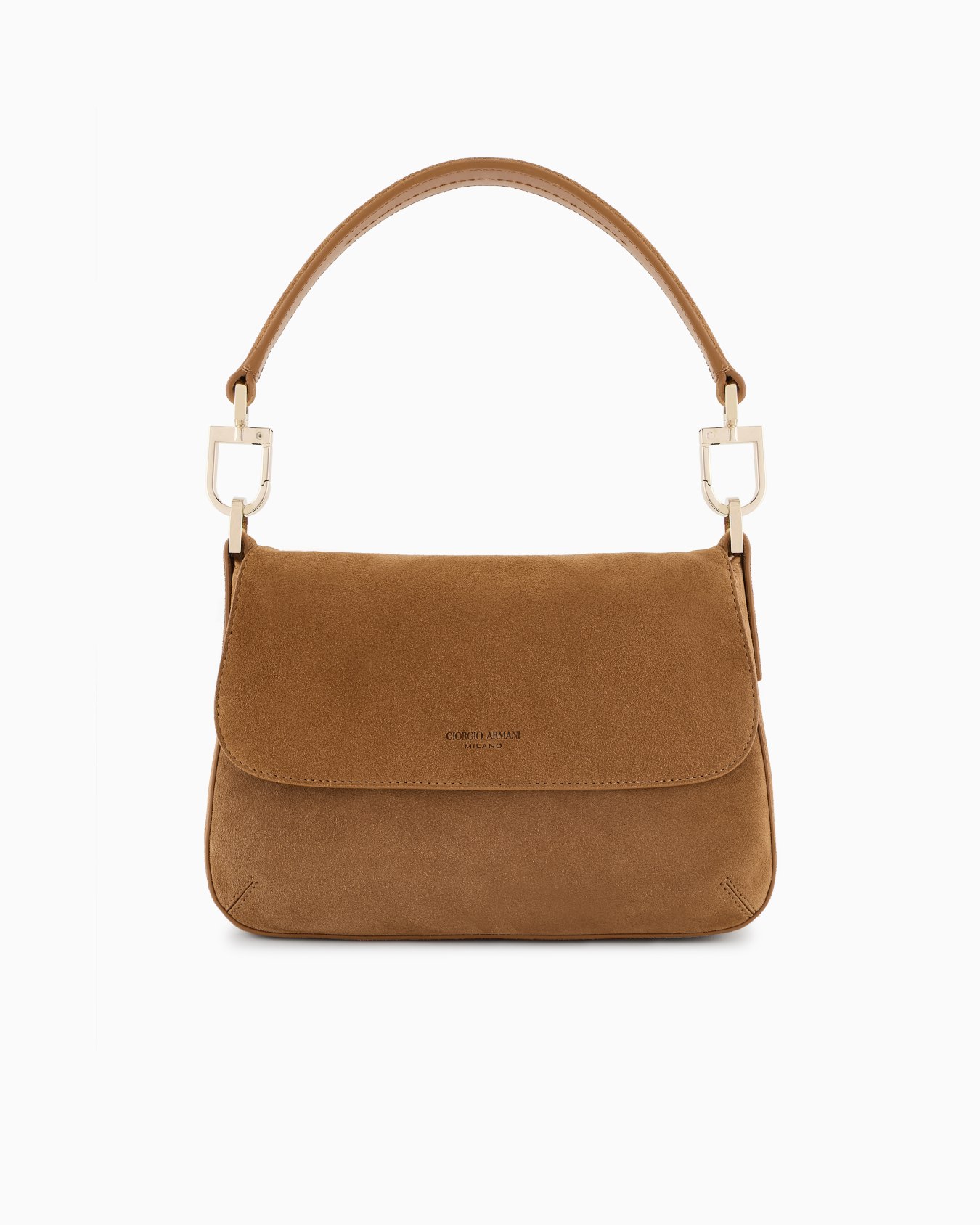 Small la Prima Soft suede handbag  Slide 0