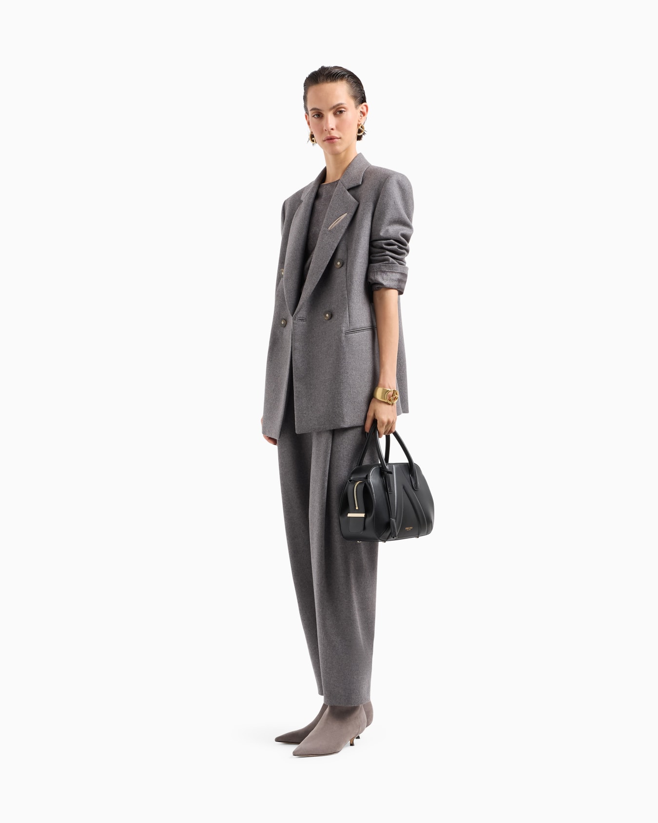 Small leather la Prima Boston bag Diapositiva 6