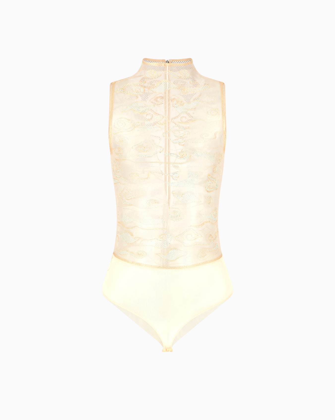 Body aus Tüll mit Strass-Stickerei Folie 0