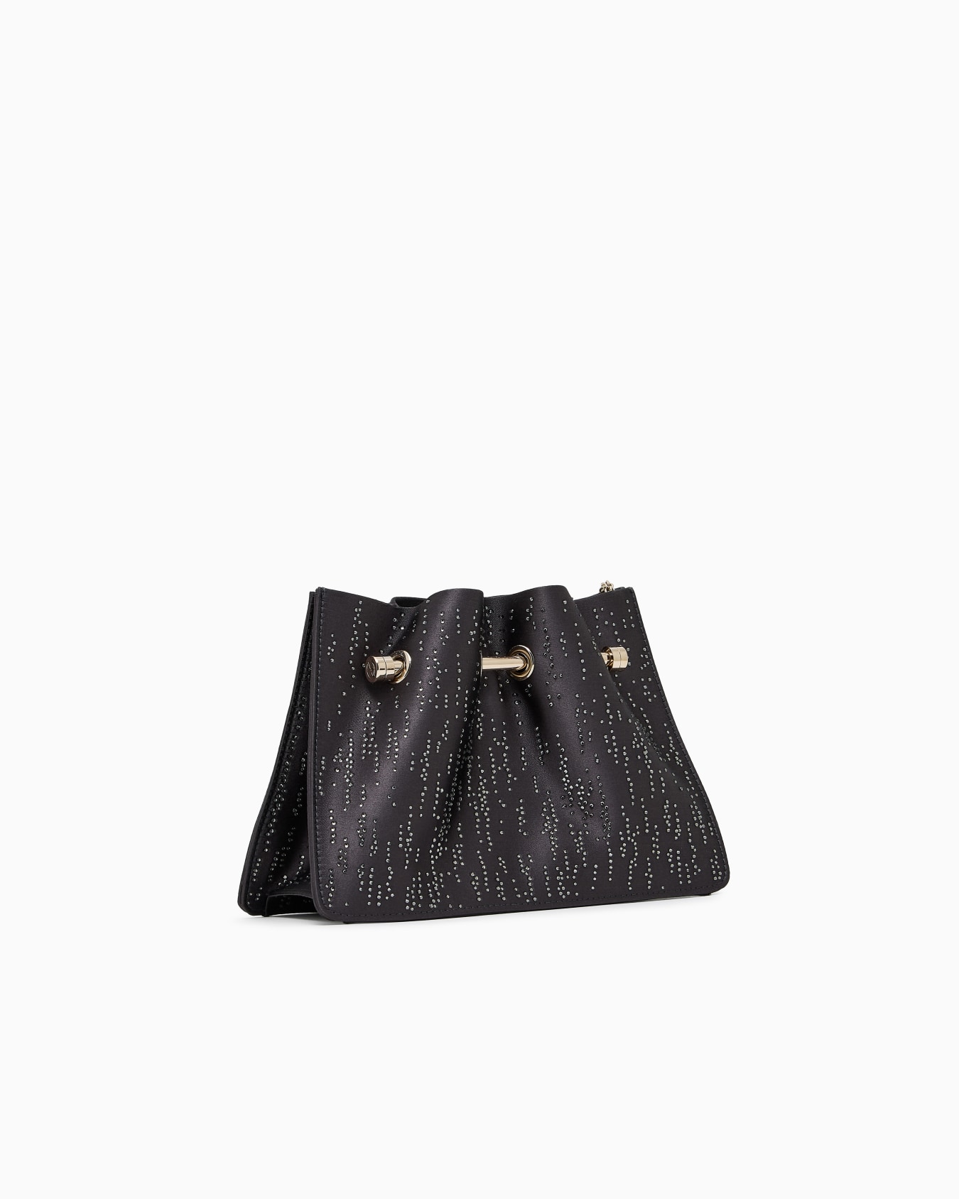 Pochette en satin et cristaux Diapositive 1