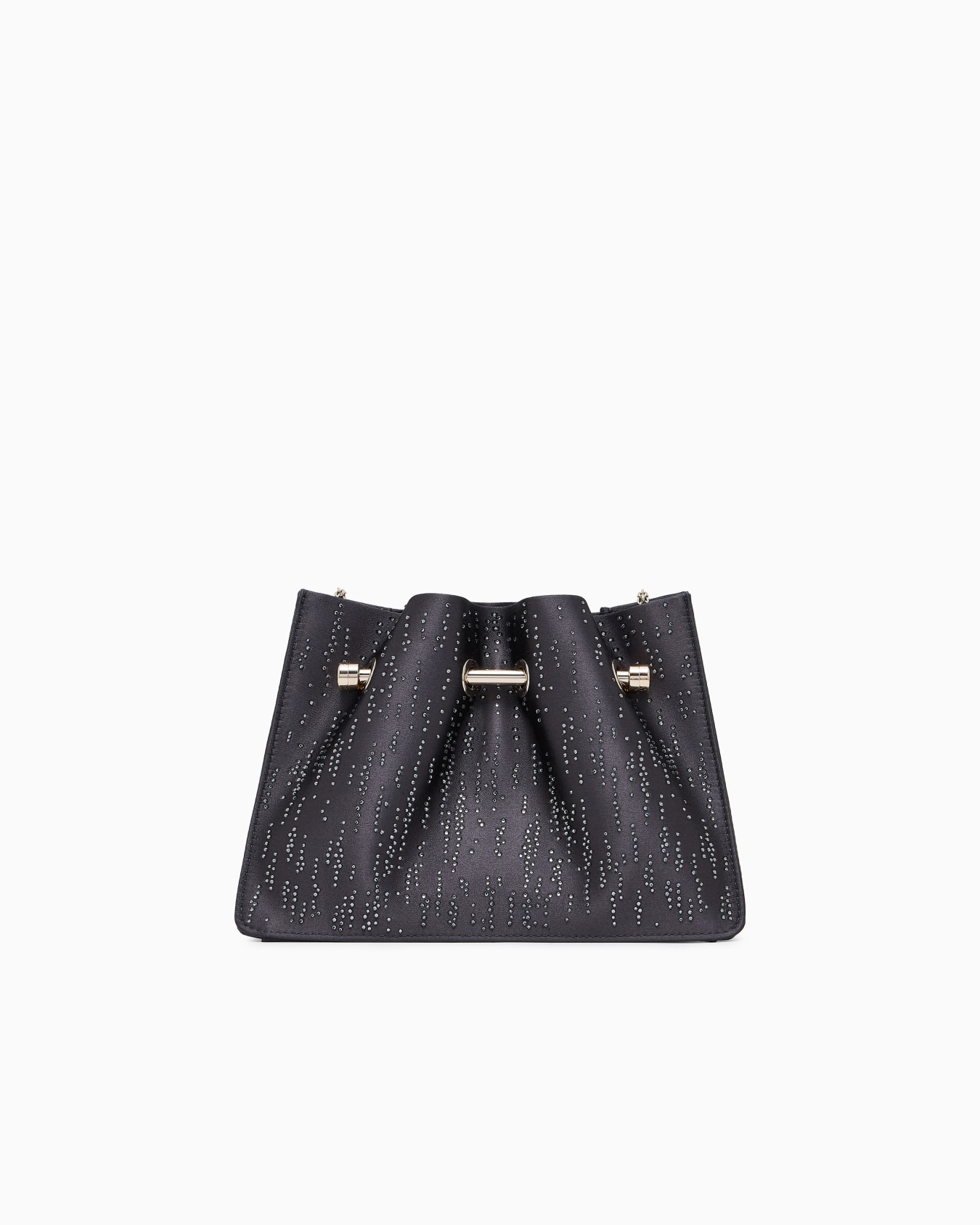 Pochette en satin et cristaux Diapositive 2